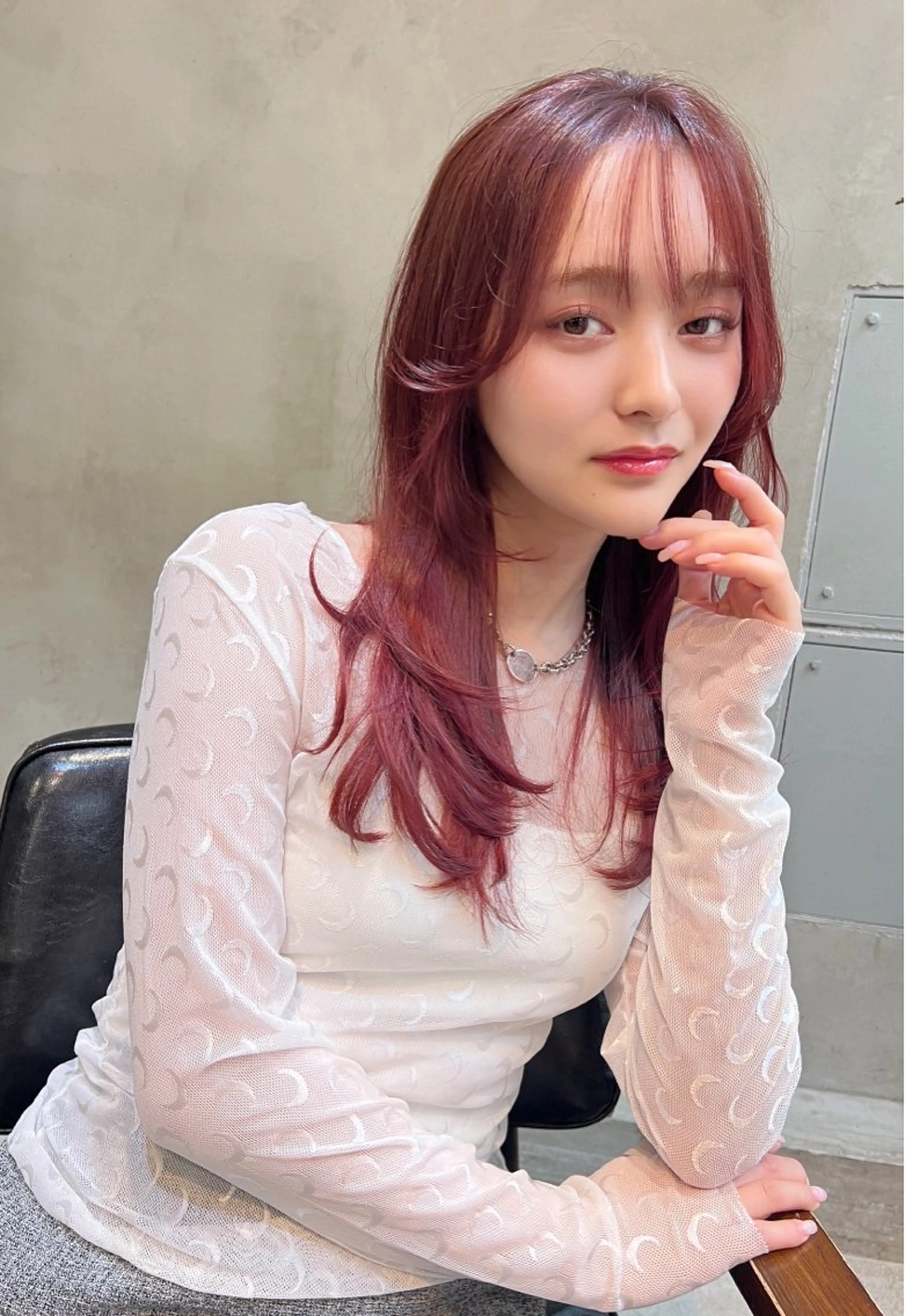 ロング カラー 艶髪／韓国ヘア🎀 Kanon︎︎⁺.のヘアスタイル