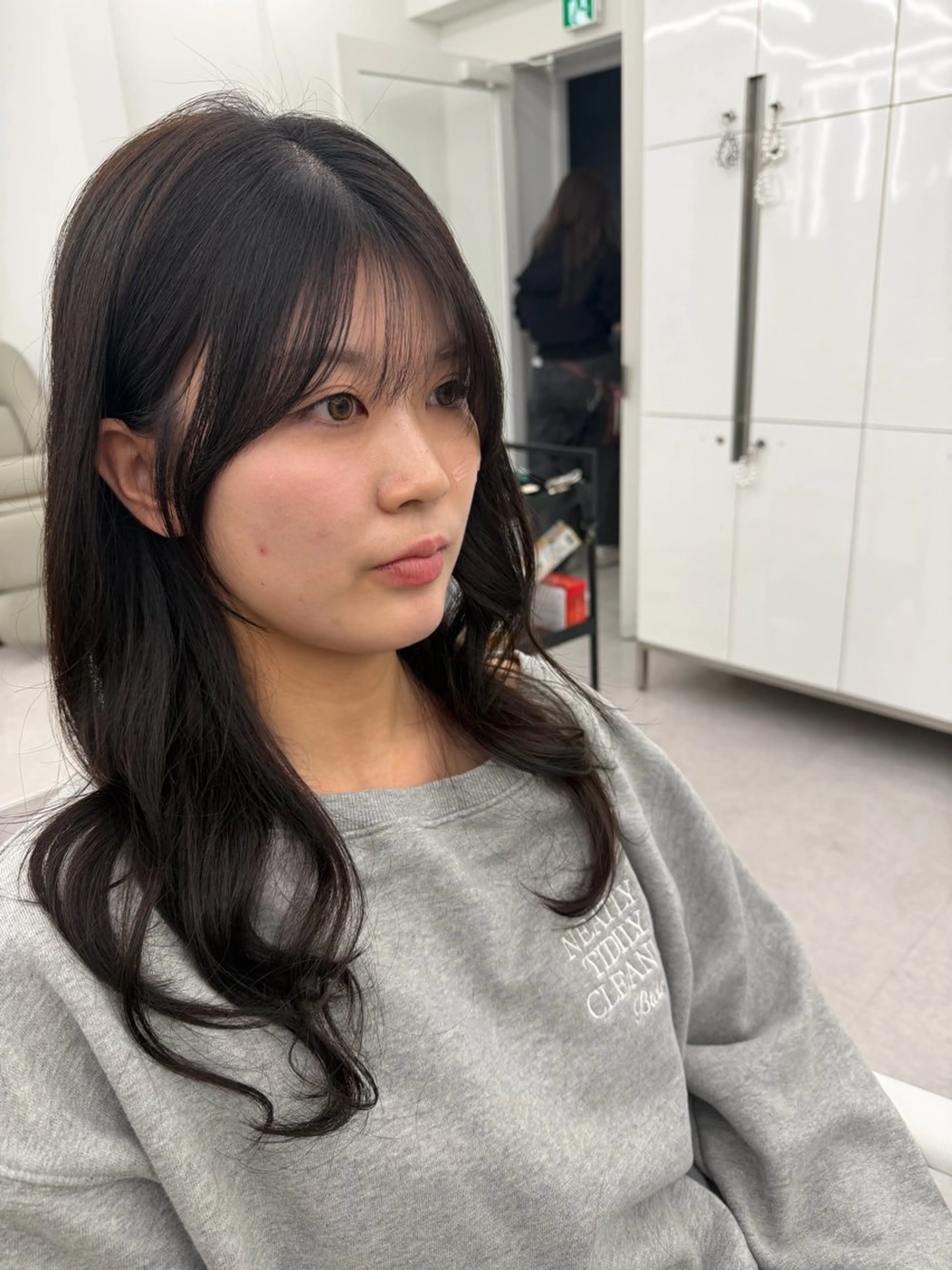 ロング カラー カット ヘアカラー トリートメント 顔まわりの神様✨ 透明感カラー藤嶋秀幸のヘアスタイル