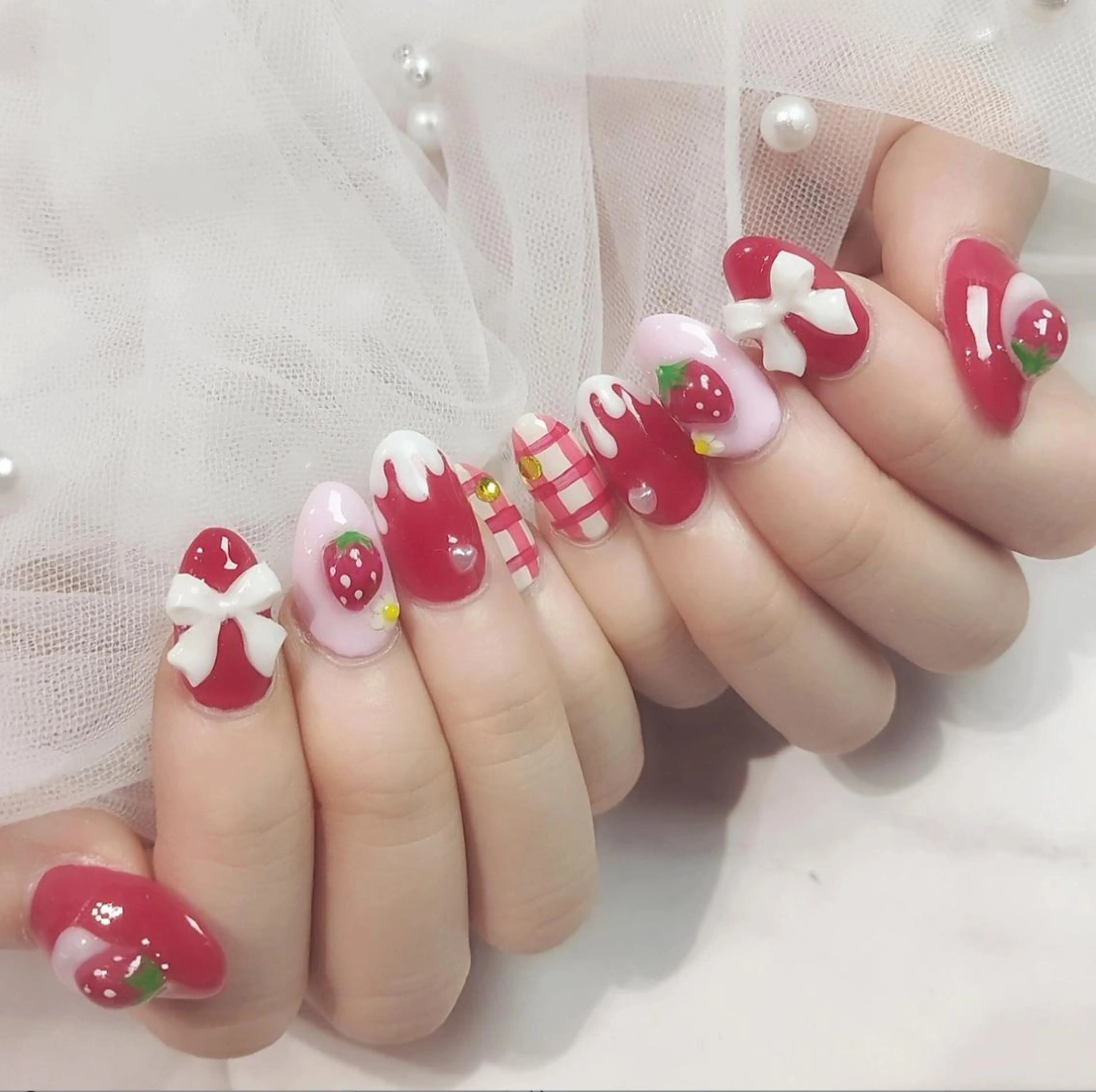 ネイル ハンドネイル あ きのネイルデザイン