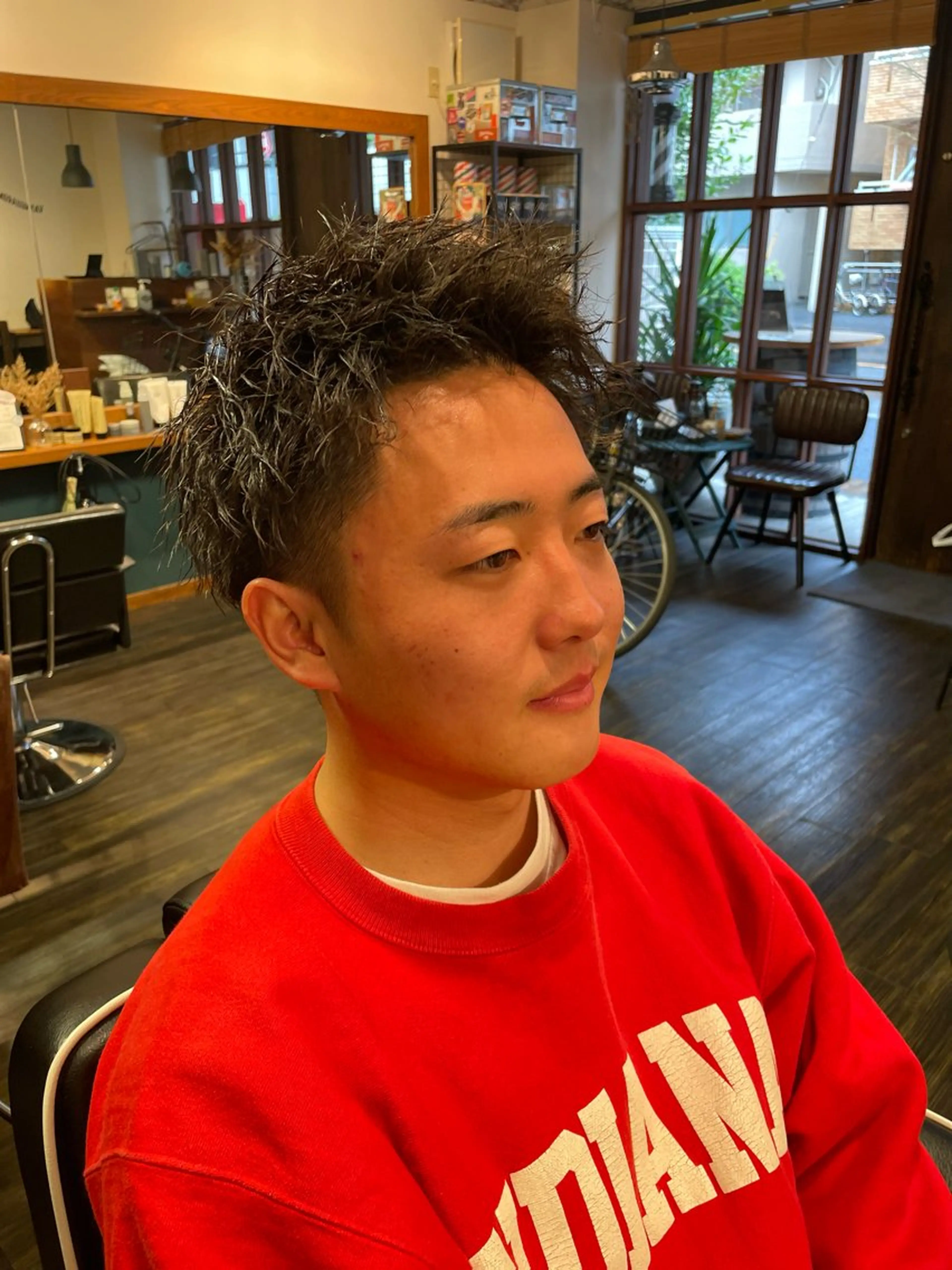 ショート パーマ メンズ 早稲田/メンズ専門 /フェード/葛西裕季のヘアスタイル