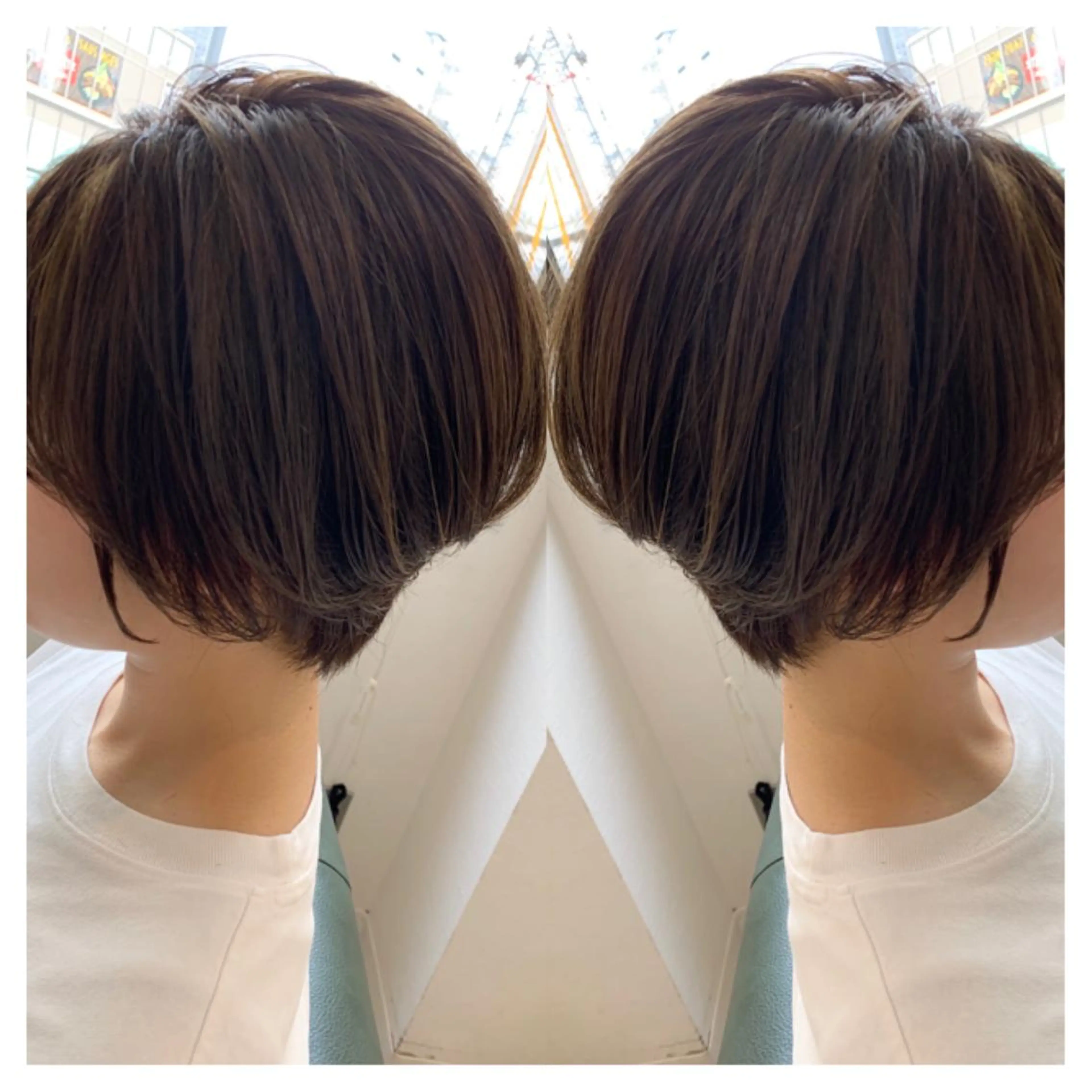 ショート カラー カット ヘアカラー トリートメント 村山 茉衣のヘアスタイル