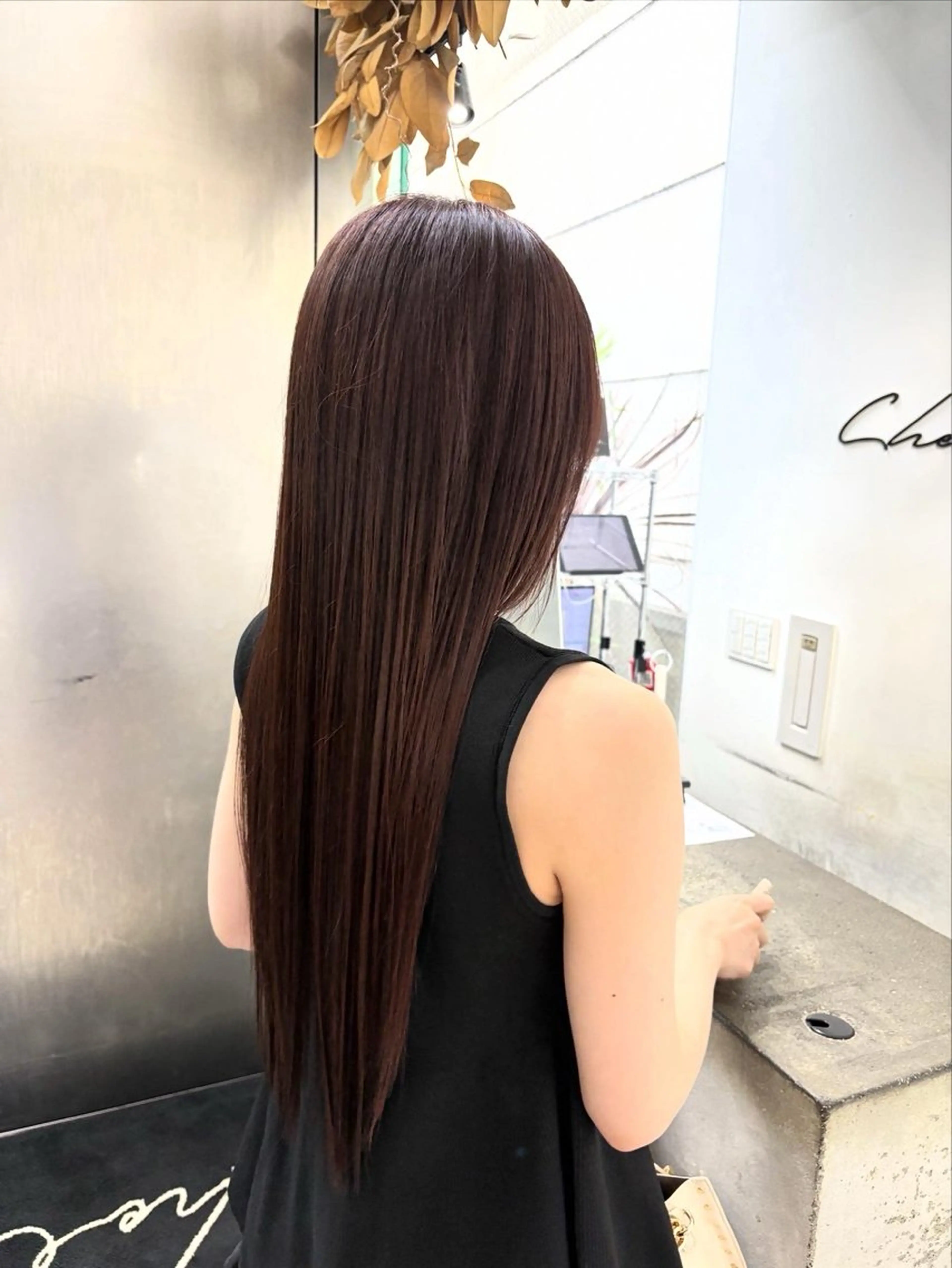 【初回平日限定⭐️ミニモ学割】カラー（ブリーチなし）+2stepトリートメント［カラー/韓国/髪質改善/福岡/天神］の写真