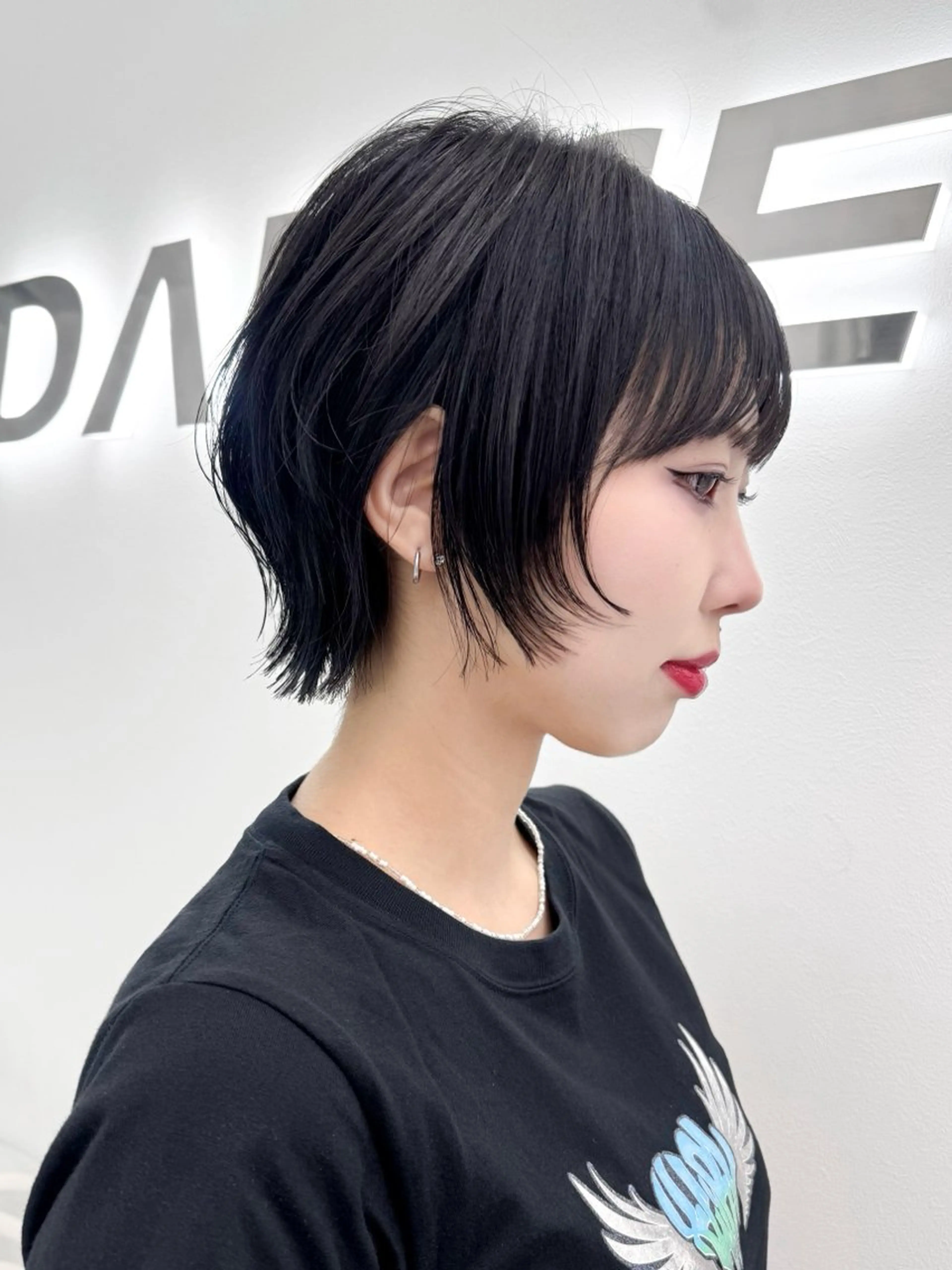 ショート カラー ヘアアレンジ 縮毛矯正🤍 盛れるボブ/ひかりのヘアスタイル