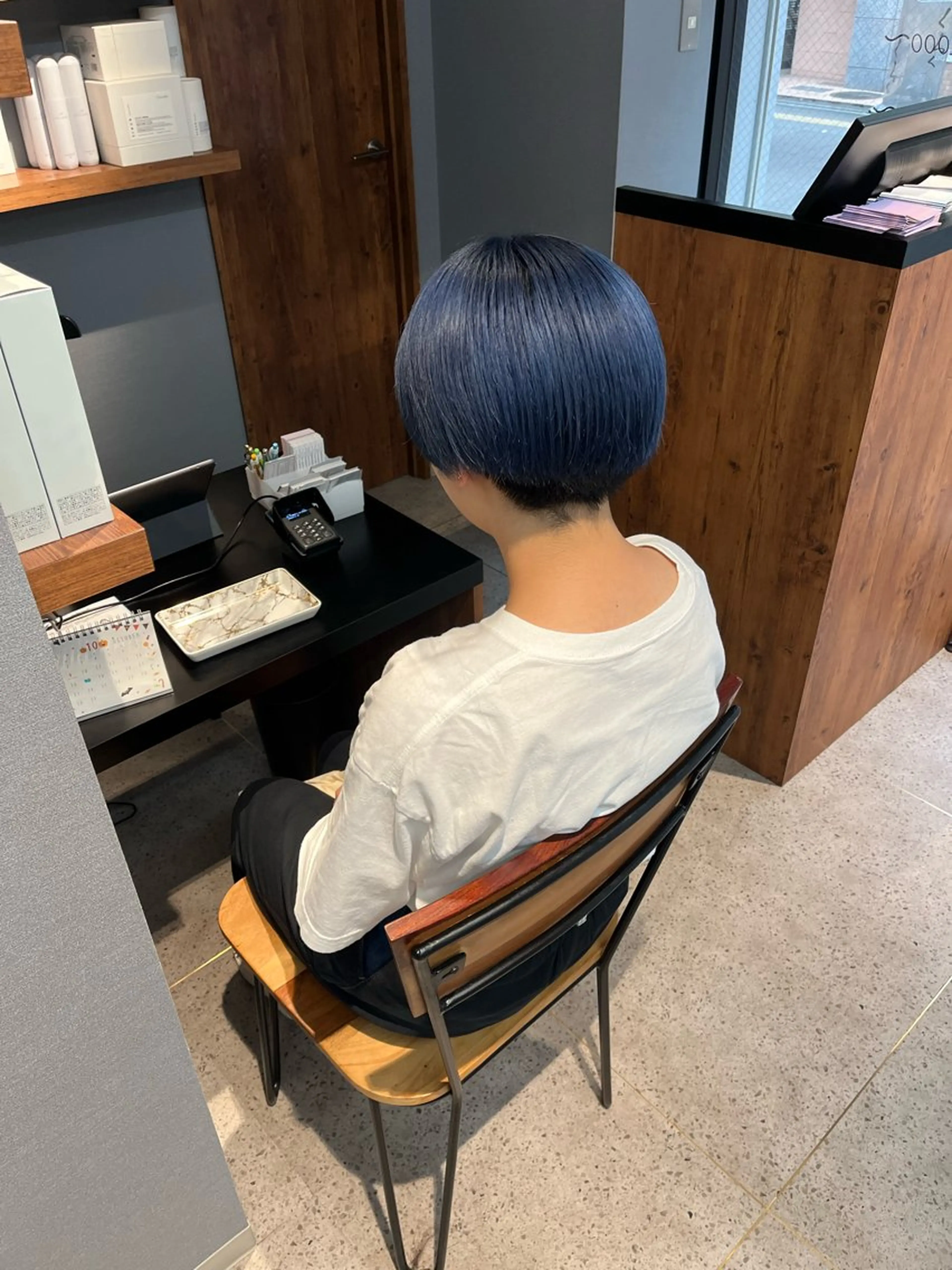 ショート カラー ブルーカラー 髪質改善✨/中屋敷 はじめのヘアスタイル