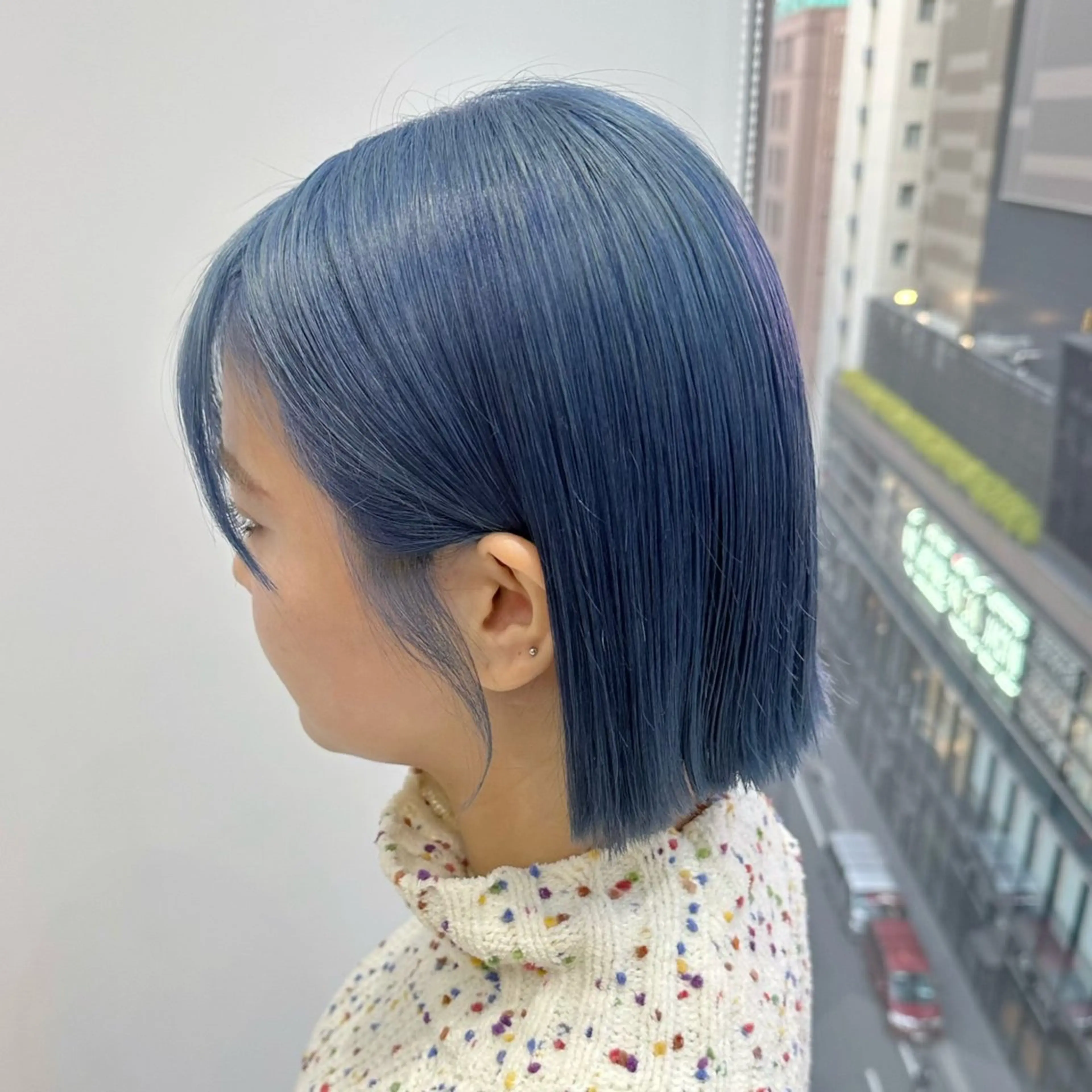 ショート カラー ヘアカラー トリートメント 🌜美髪矯正/艶髪 /ボブ/こころ🌛のヘアスタイル