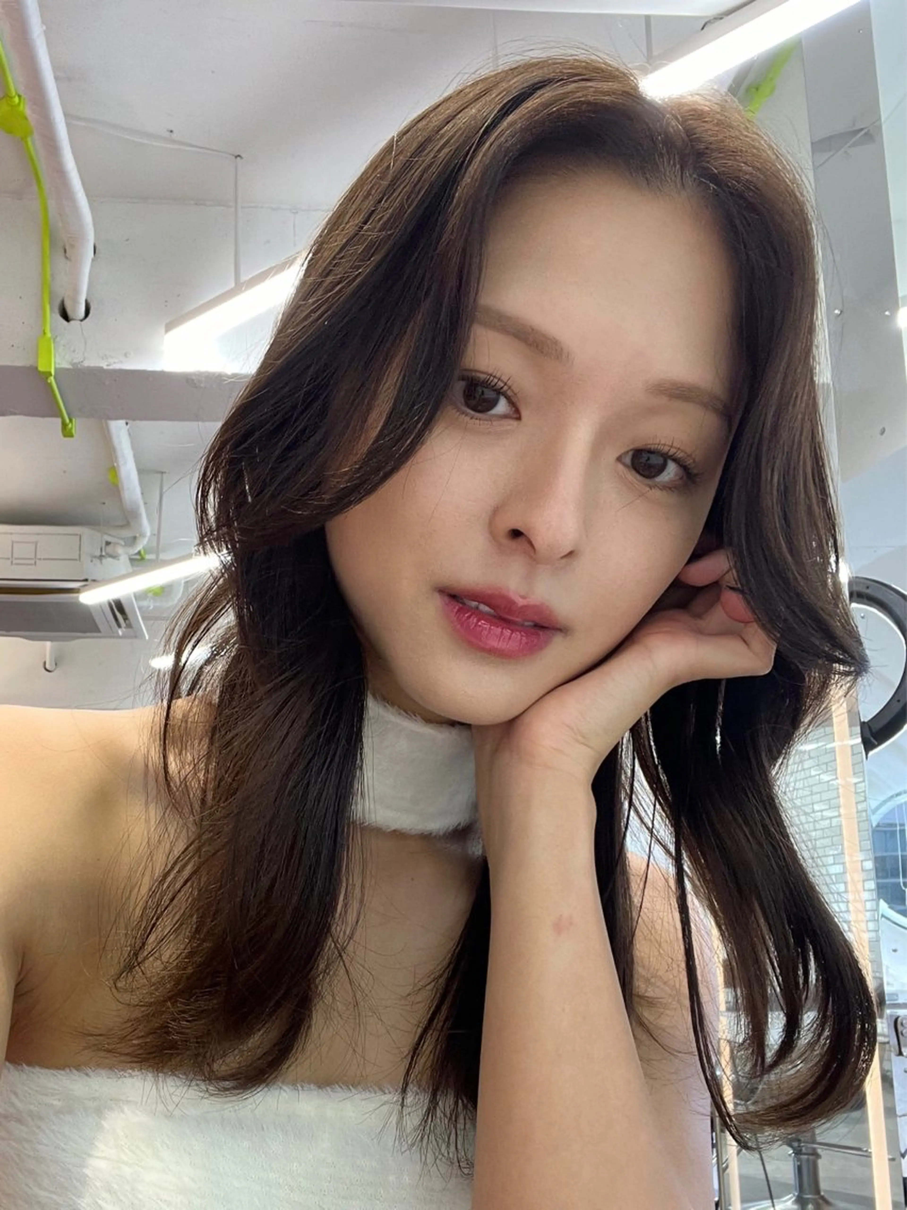 ロング カラー レイヤーカット 山崎/ボブ縮毛矯正 レイヤー髪質改善のヘアスタイル