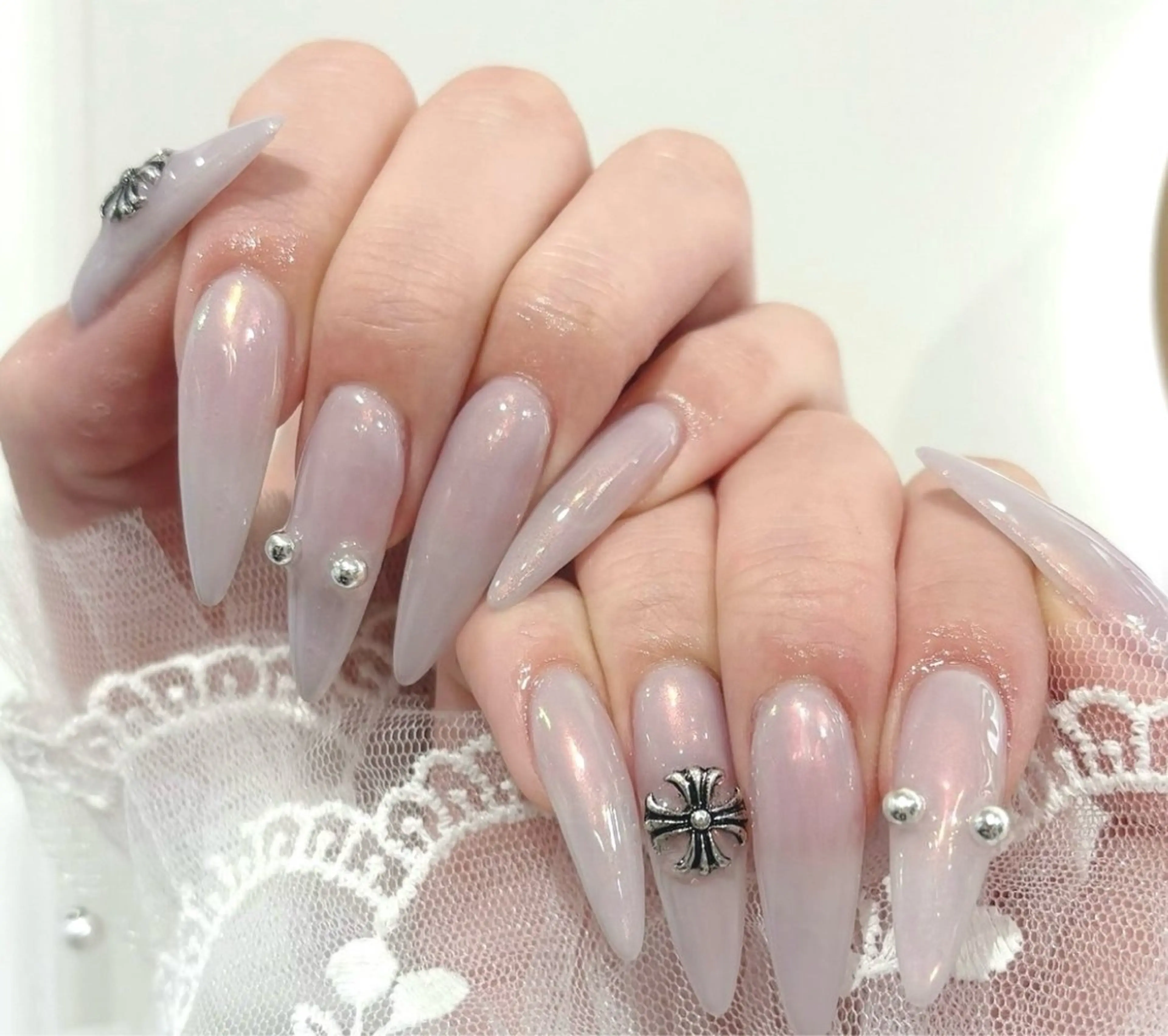 ネイル アートネイル ジェルネイル グラデーション マグネットネイル ニュアンスネイル ハンドネイル Ryu Nail Studio所属・Ryu nail studioのネイルデザイン