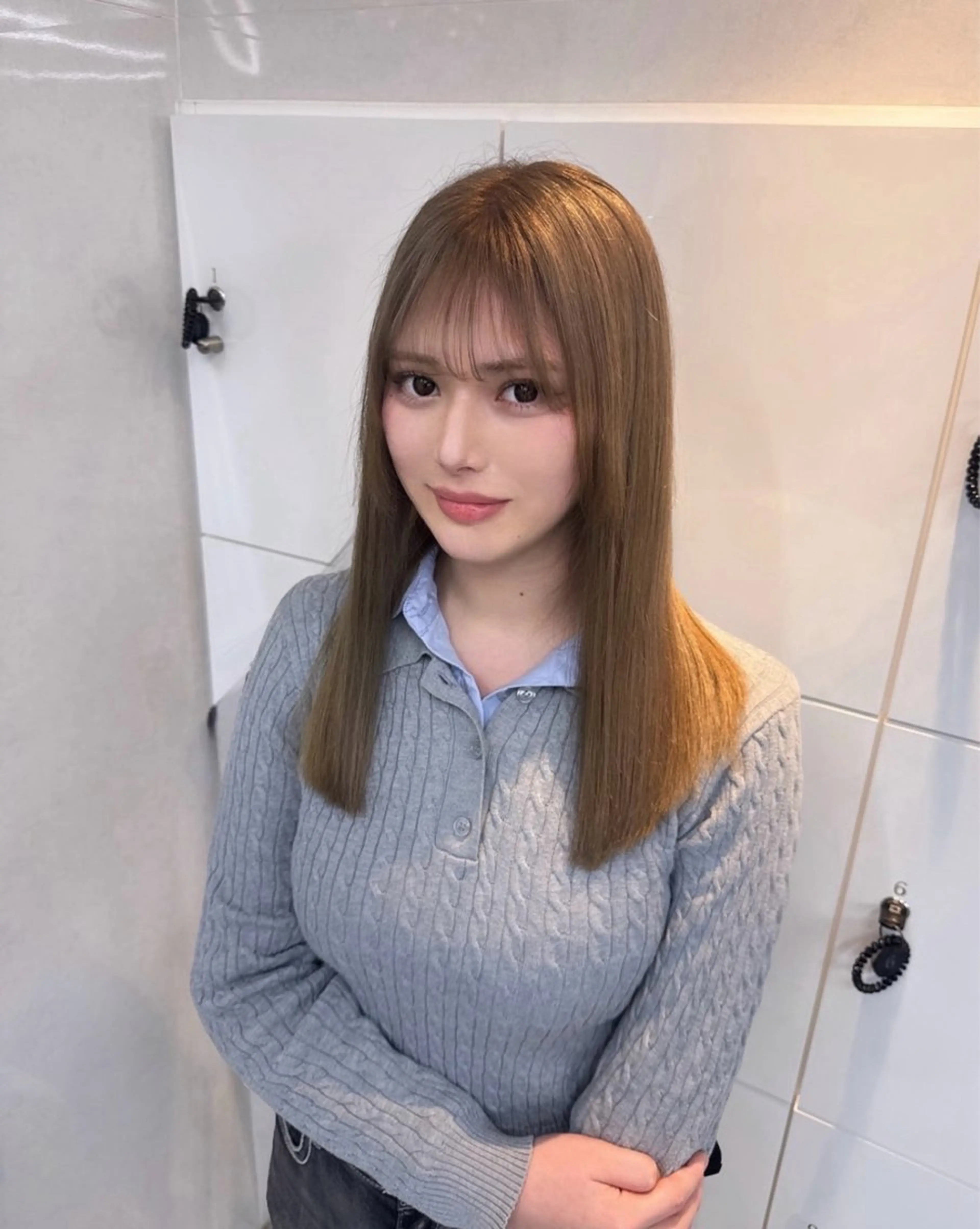 ロング 【ALEAP】 𝐇𝐀𝐊𝐔のヘアスタイル