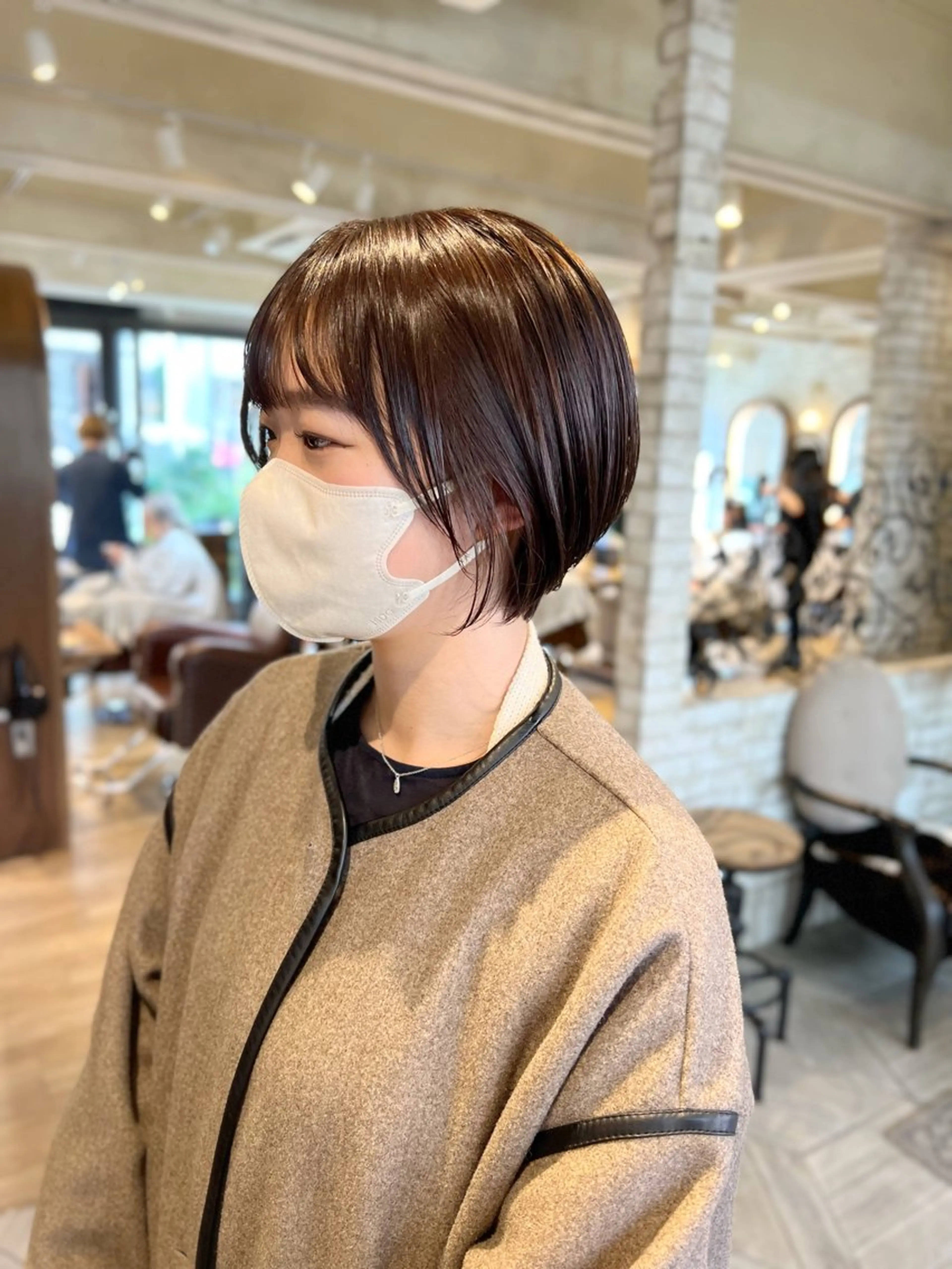 ショート カラー 渋谷　今泉ひろき 髪質改善×美髪矯正のヘアスタイル