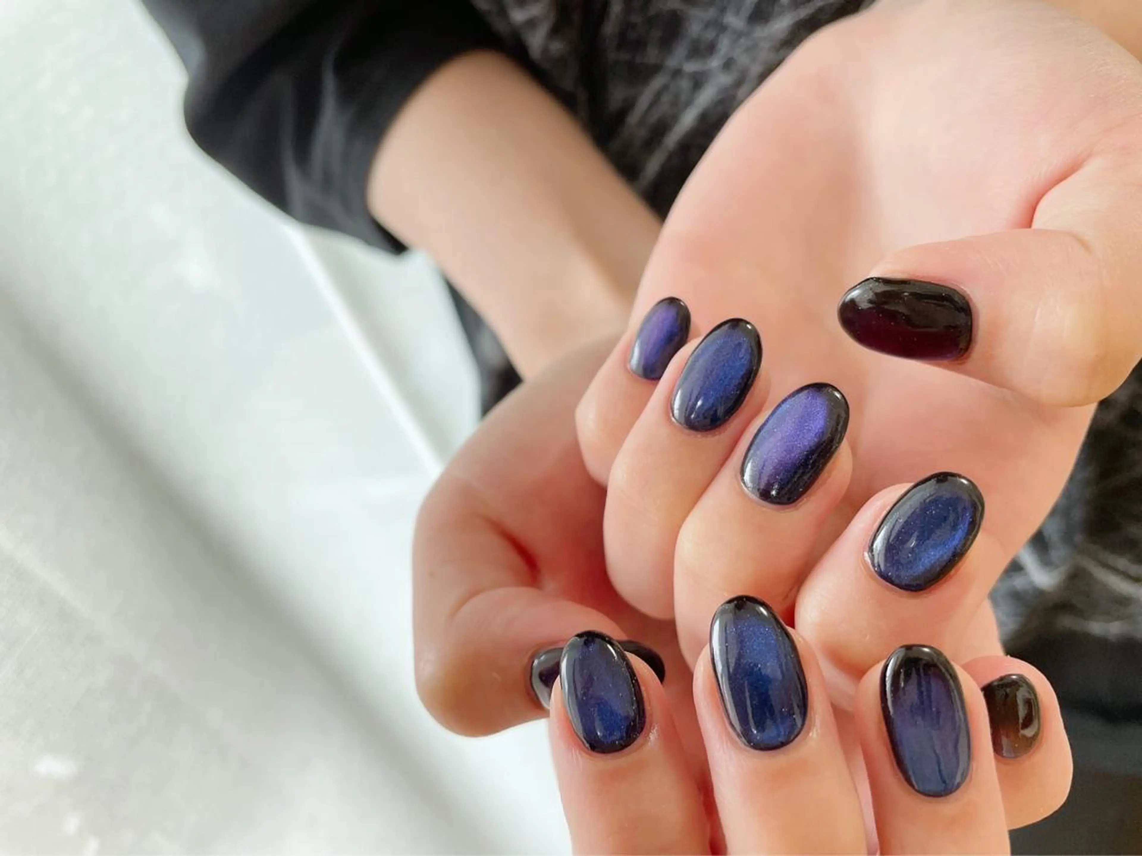 ネイル オーロラネイル フラワーネイル フットネイル フレンチネイル ジェルネイル kikinail 溝の口のネイルデザイン