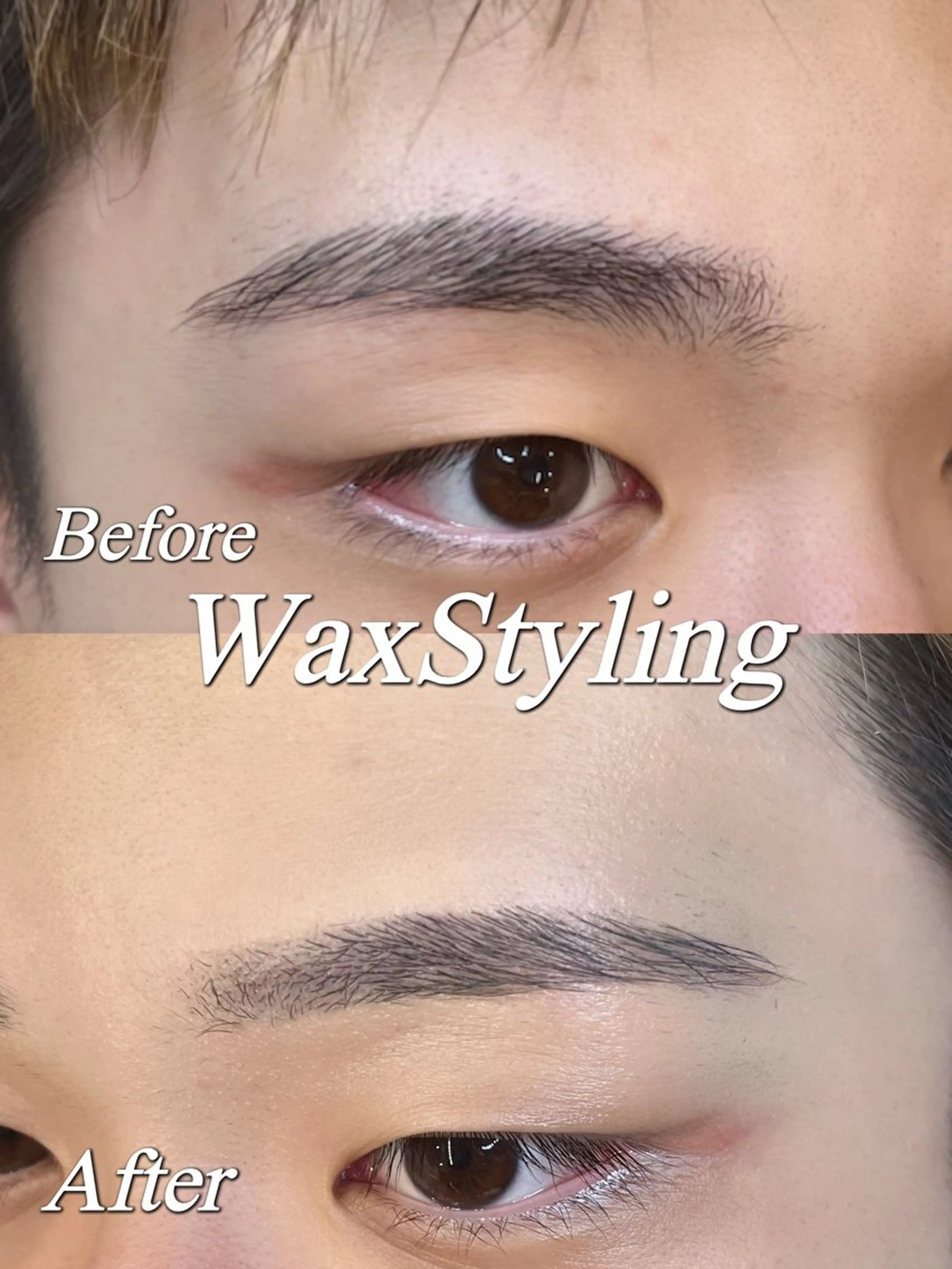 メンズ アイブロウ メンズ韓国風 ワックス脱毛 眉カット その他(アイブロウ) JILEYES-omotesando-マツエク/まつ毛パーマ/アイブロウ/眉毛所属・アイブロウリスト SHOYA🫧表参道の眉毛・アイブロウイメージ