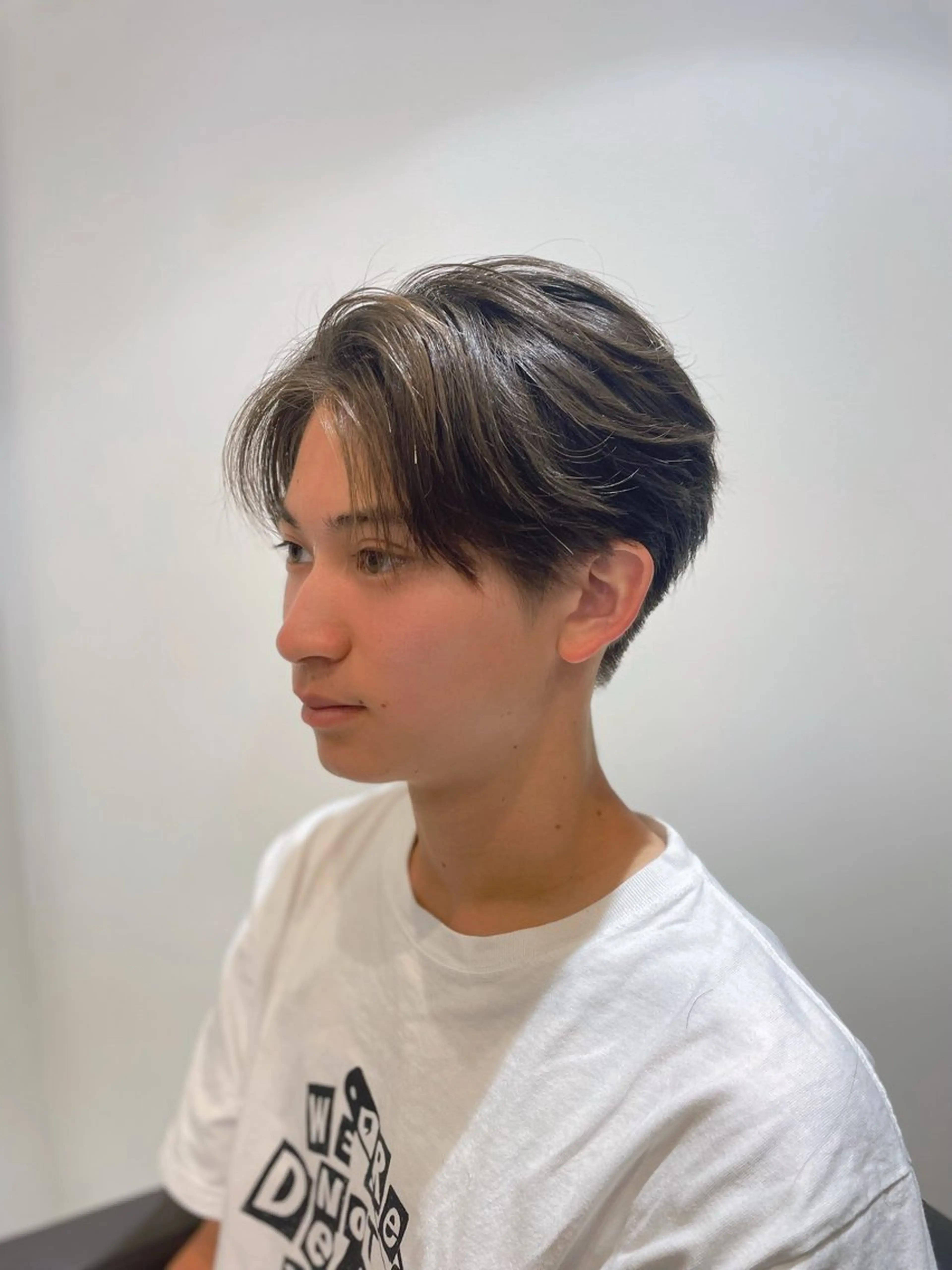 メンズ センターパート マサキ/メンズカット カラー/モデル募集中のヘアスタイル