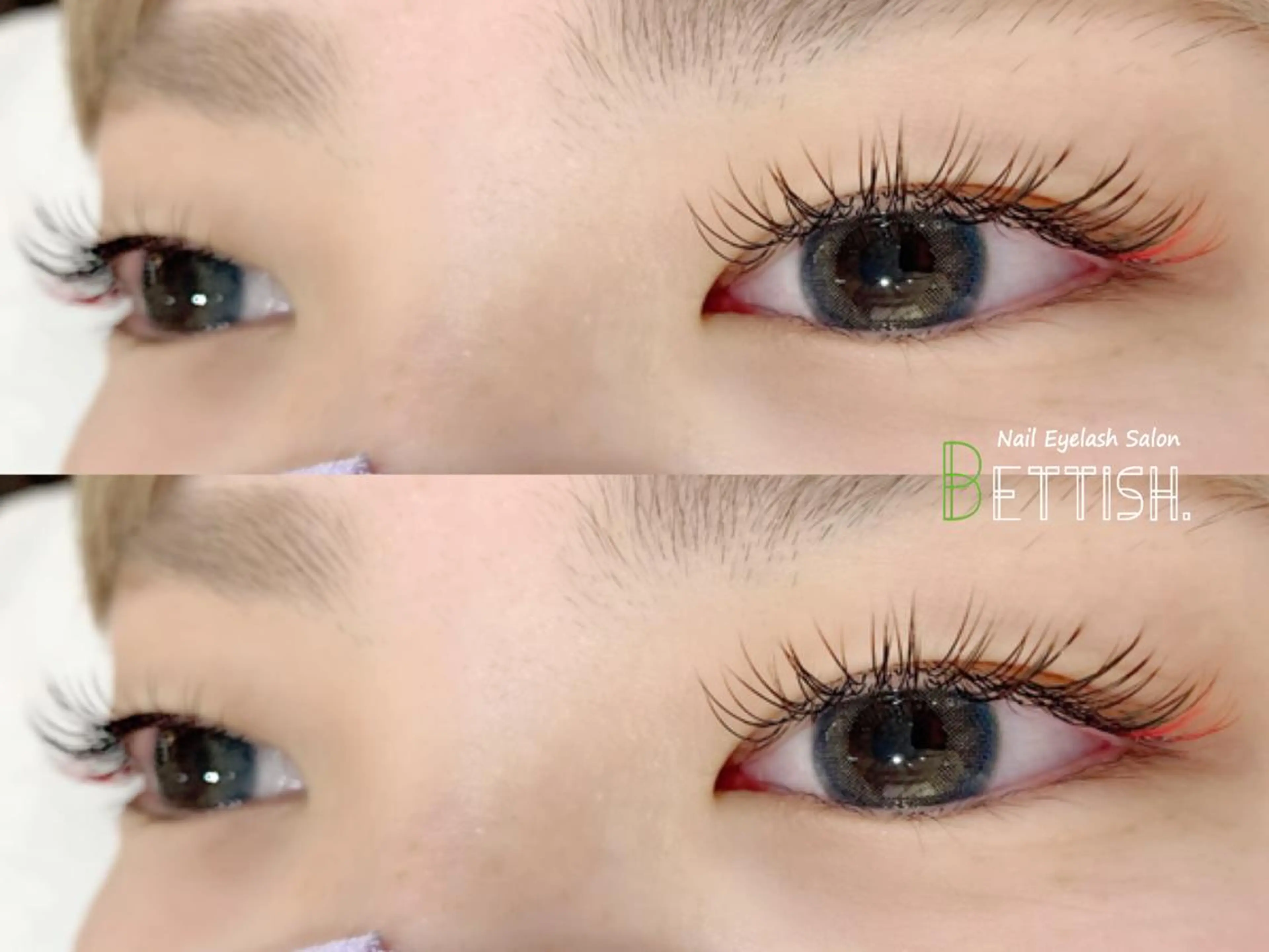 マツエク・マツパ カラーマツエク BETTISH. HARUKA☺︎のマツエク・マツパデザイン