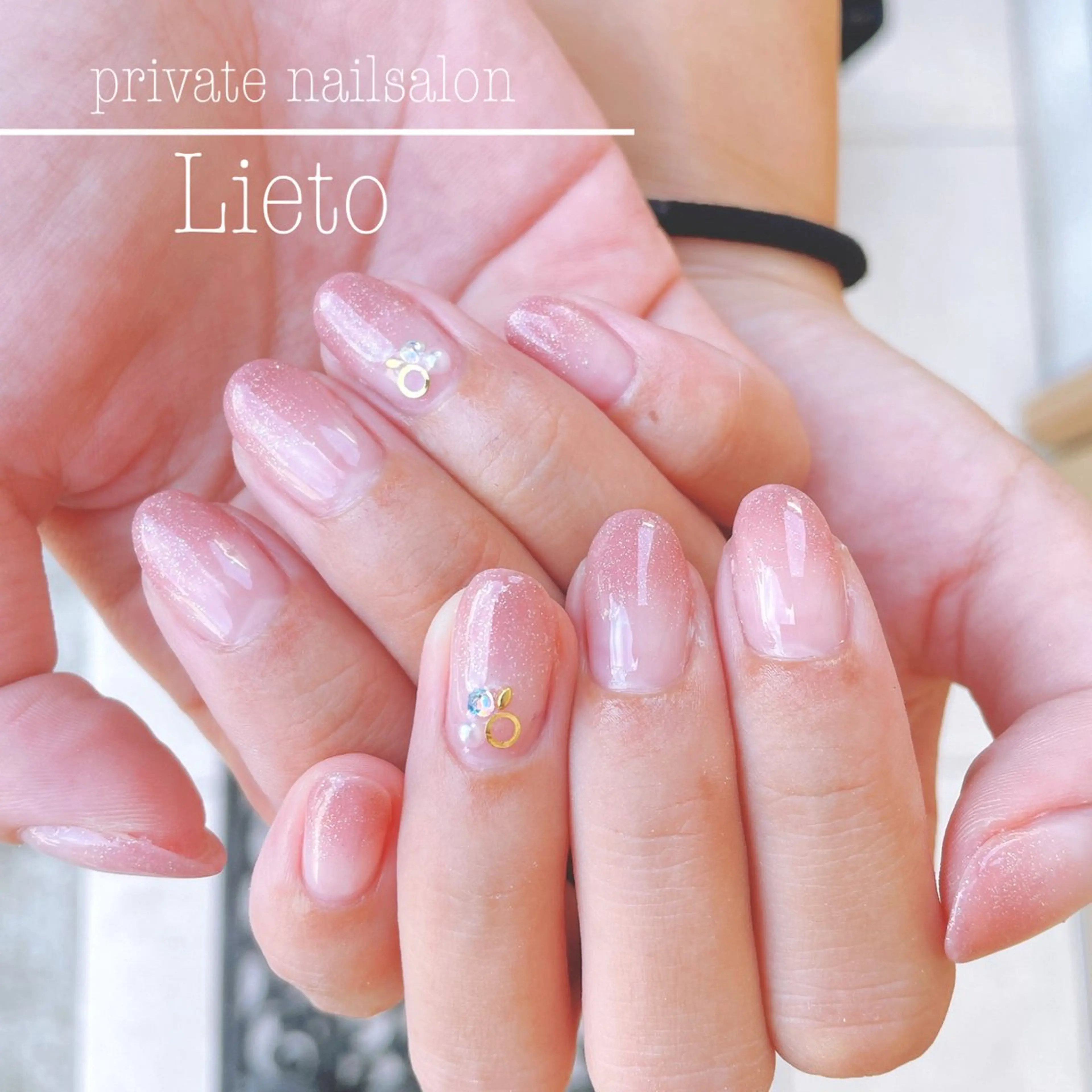 ネイル アートネイル グラデーション ハンドネイル nailsalon Lietoのネイルデザイン