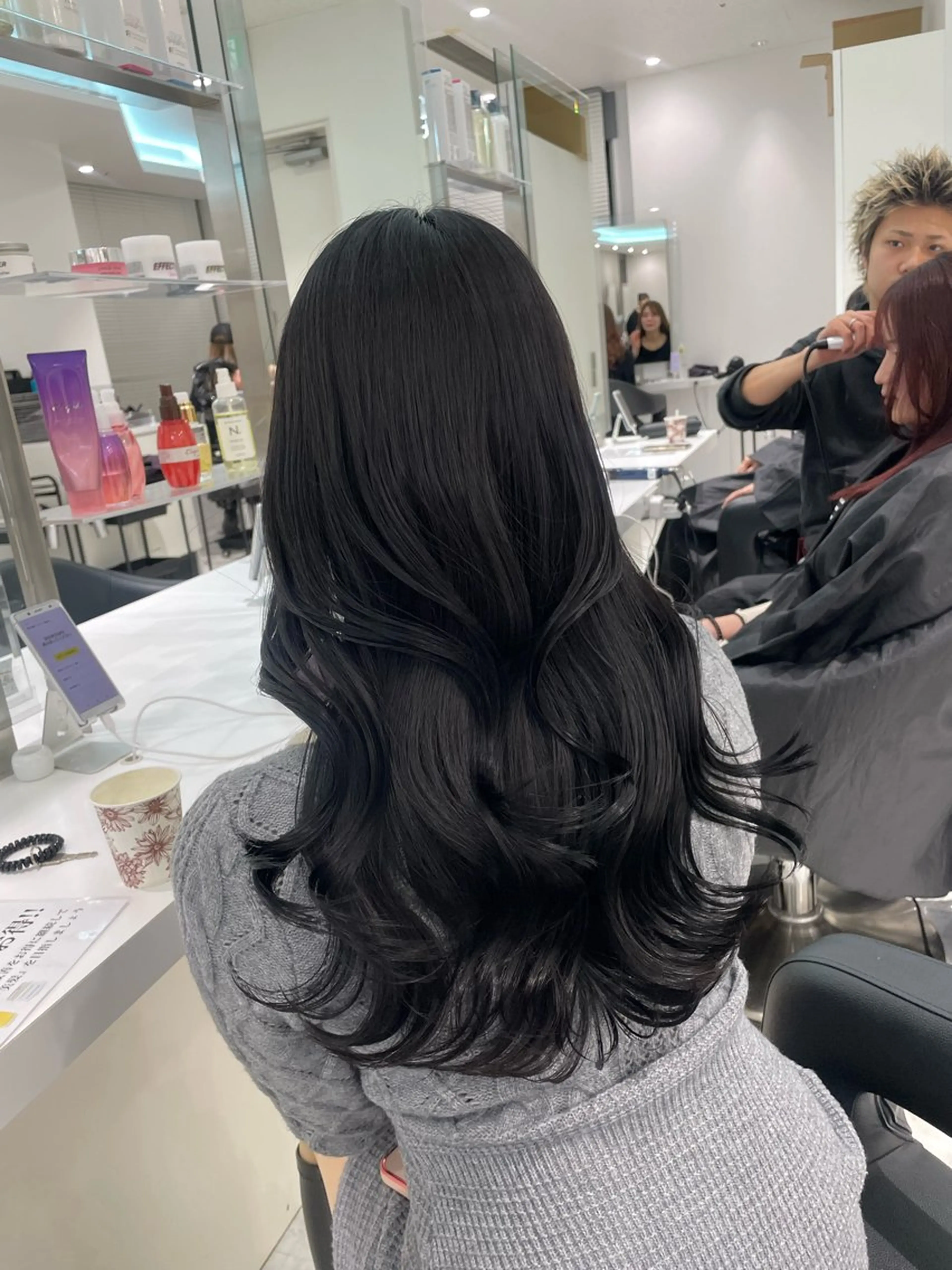 ロング カラー 野口 楓華のヘアスタイル