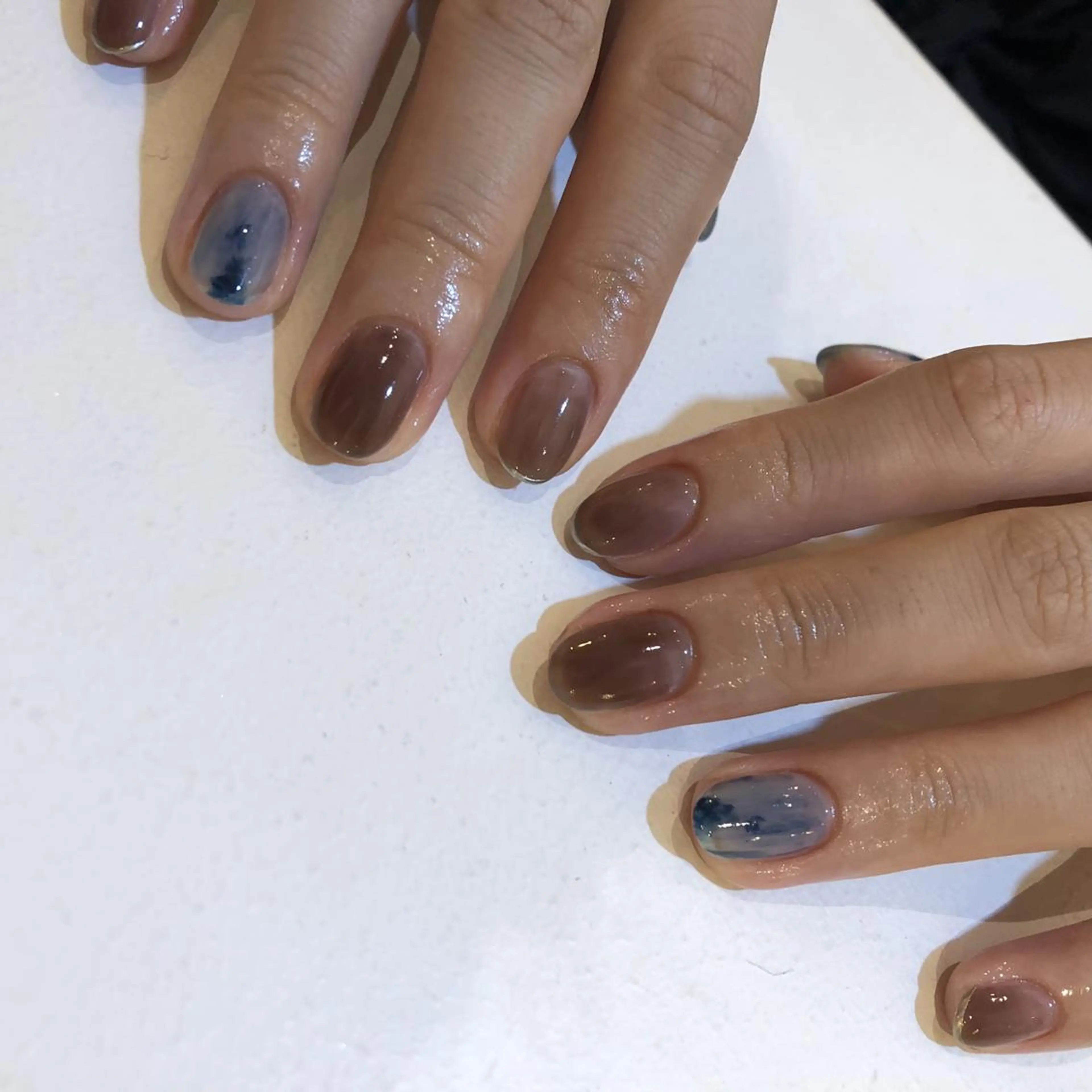 ネイル p.o.n.所属・🫧aku🫧 自由が丘／フィルインのネイルデザイン