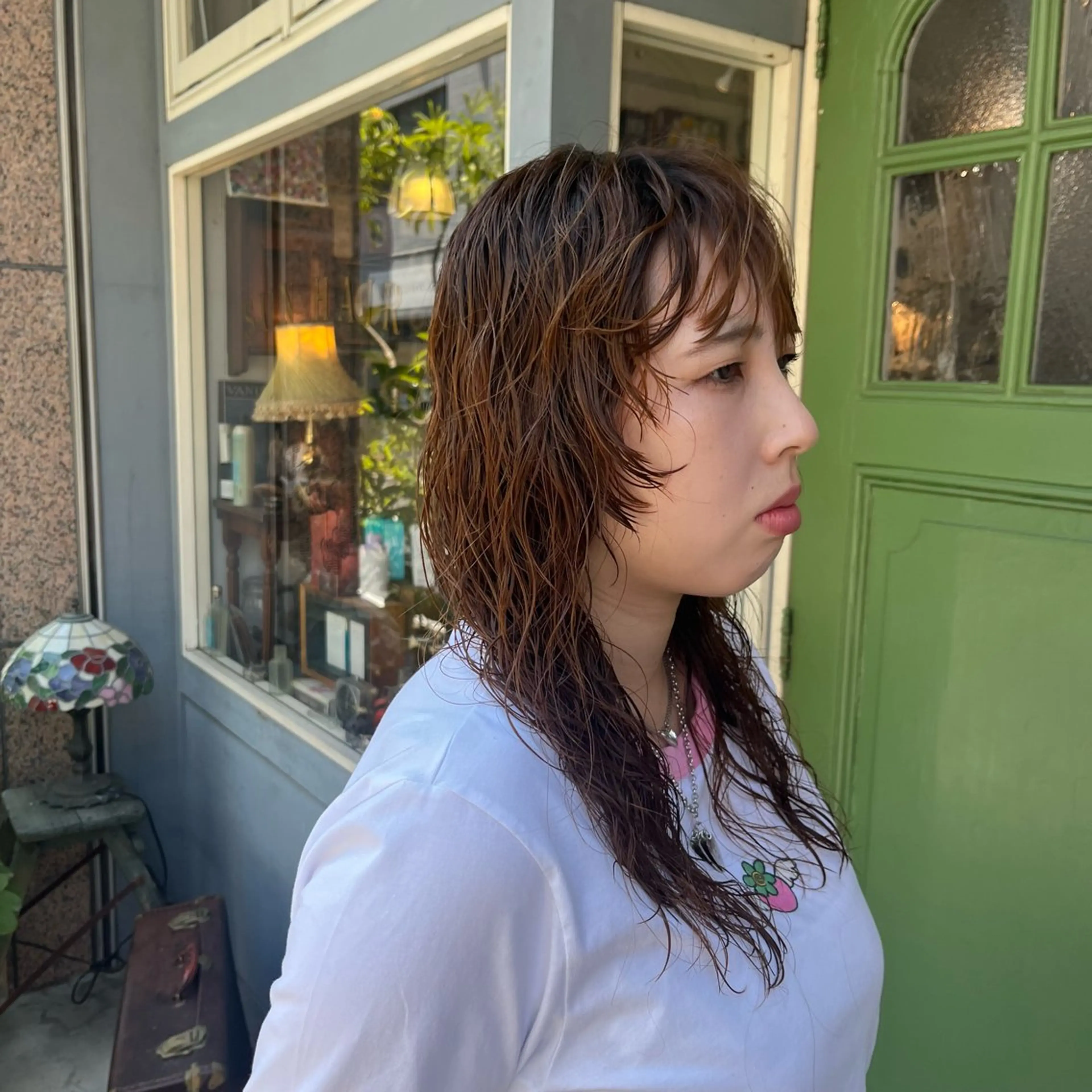 ロング パーマ カット パーマ ヘッドスパ benji 学芸大学所属・朝が楽なパーマ 🌱ショート/緒方椋のヘアスタイル