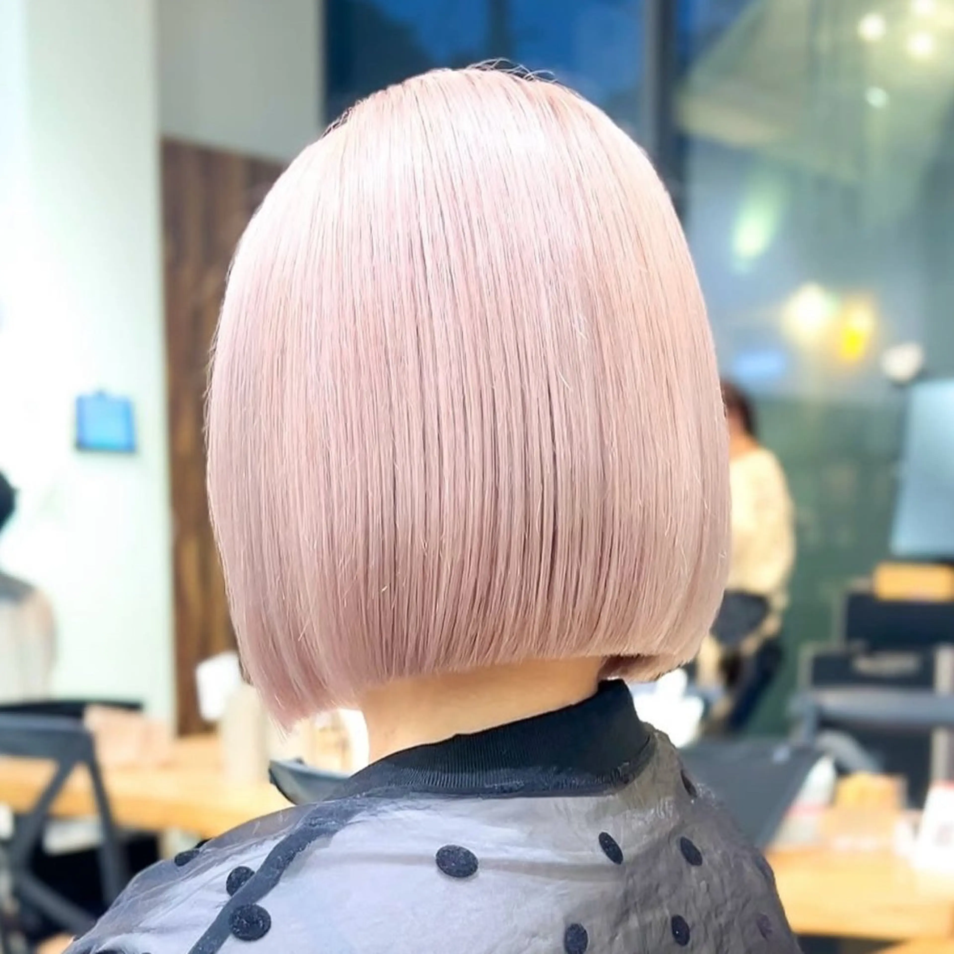 ショート カラー ヘアカラー 🎀韓国ボブ/ハイト ーン/まりん🎀のヘアスタイル