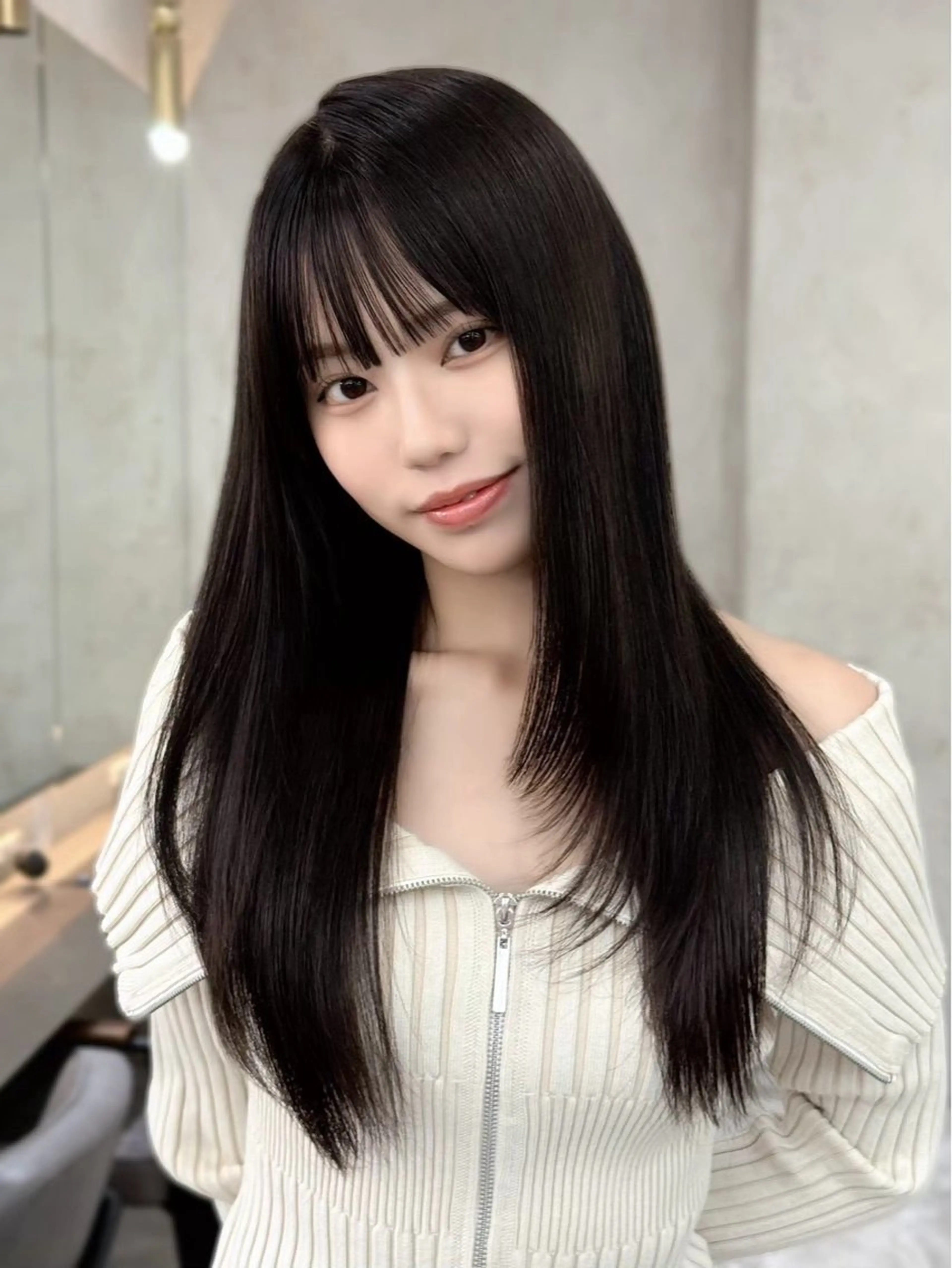ロング カラー 渡部 倖賀のヘアスタイル