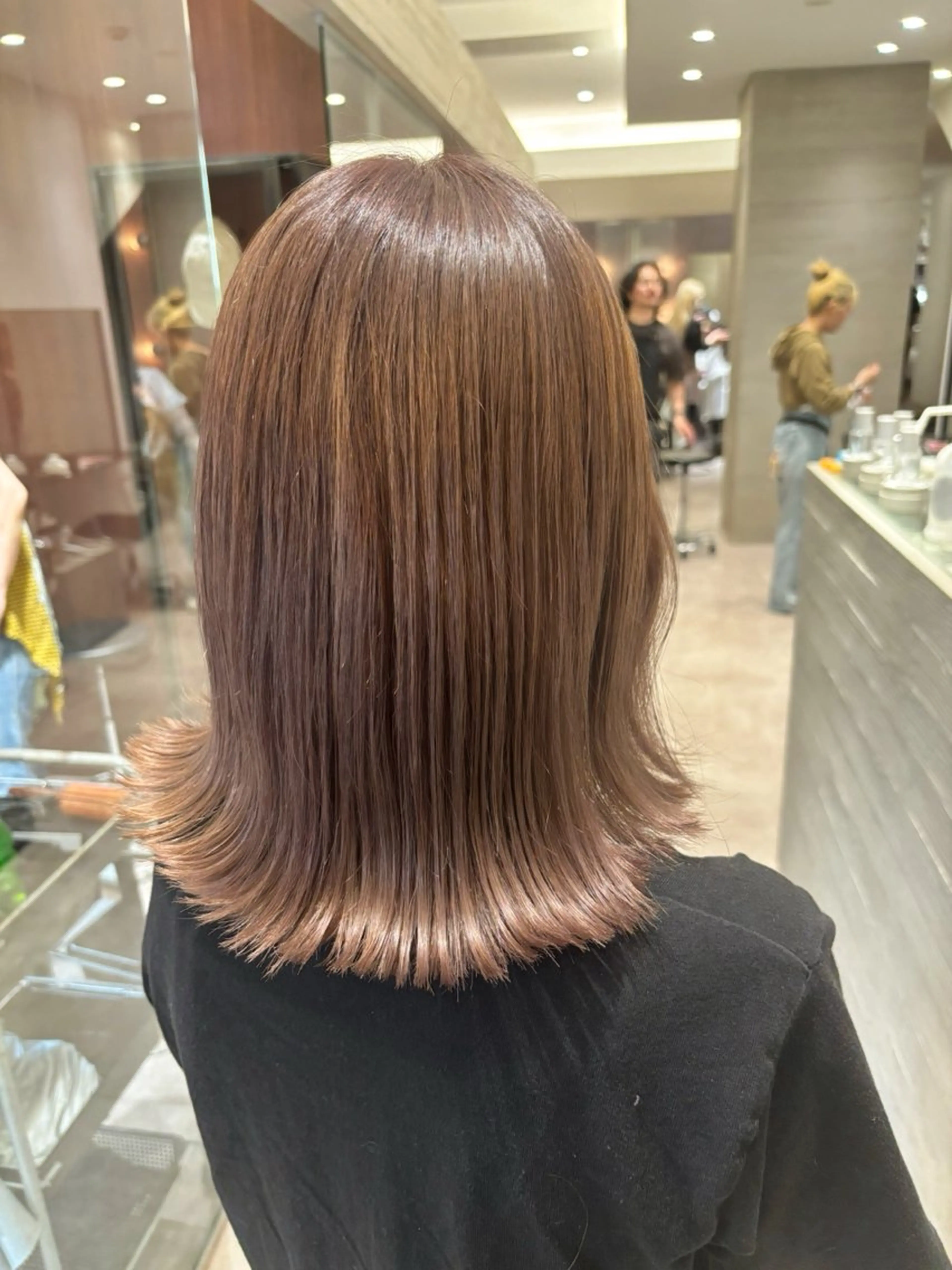 ミディアム 🤍tomoka 🤍のヘアスタイル