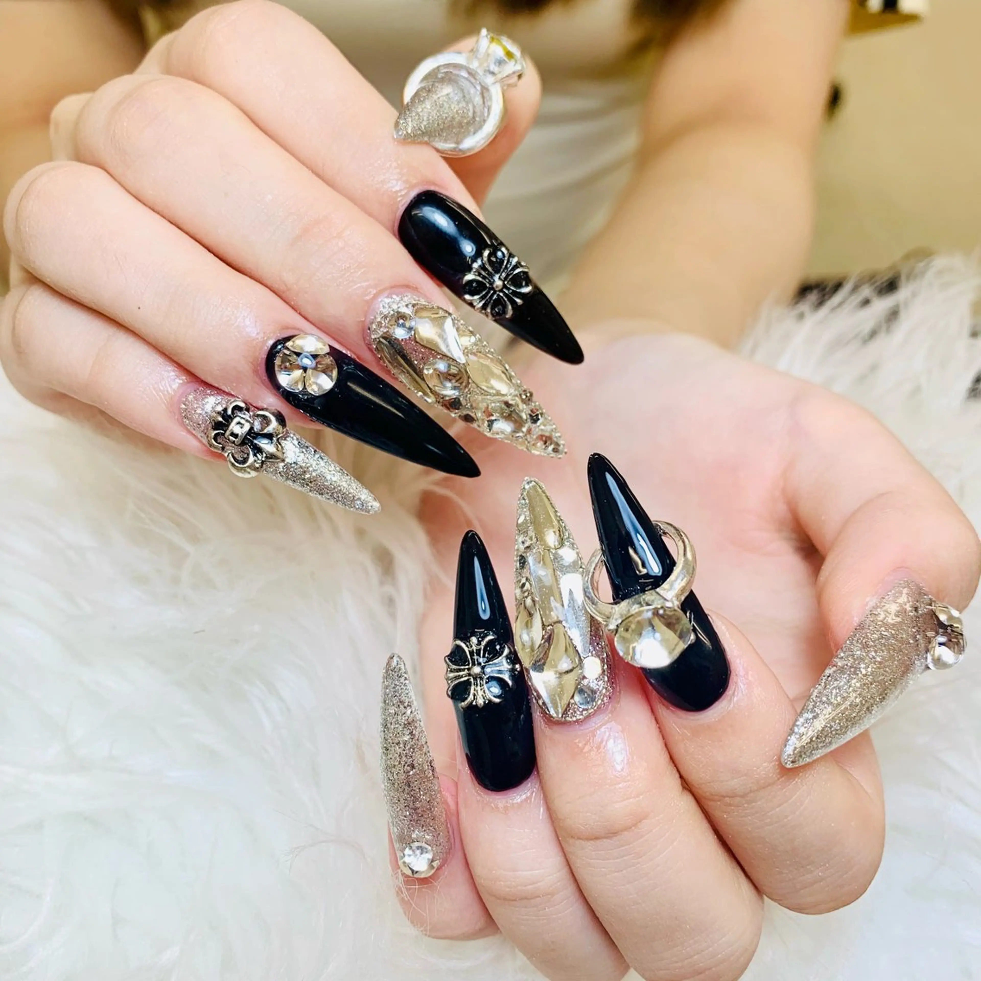 ネイル チークネイル 長さ出し フラッシュネイル フレンチネイル グラデーション AN NAIL SALONのネイルデザイン