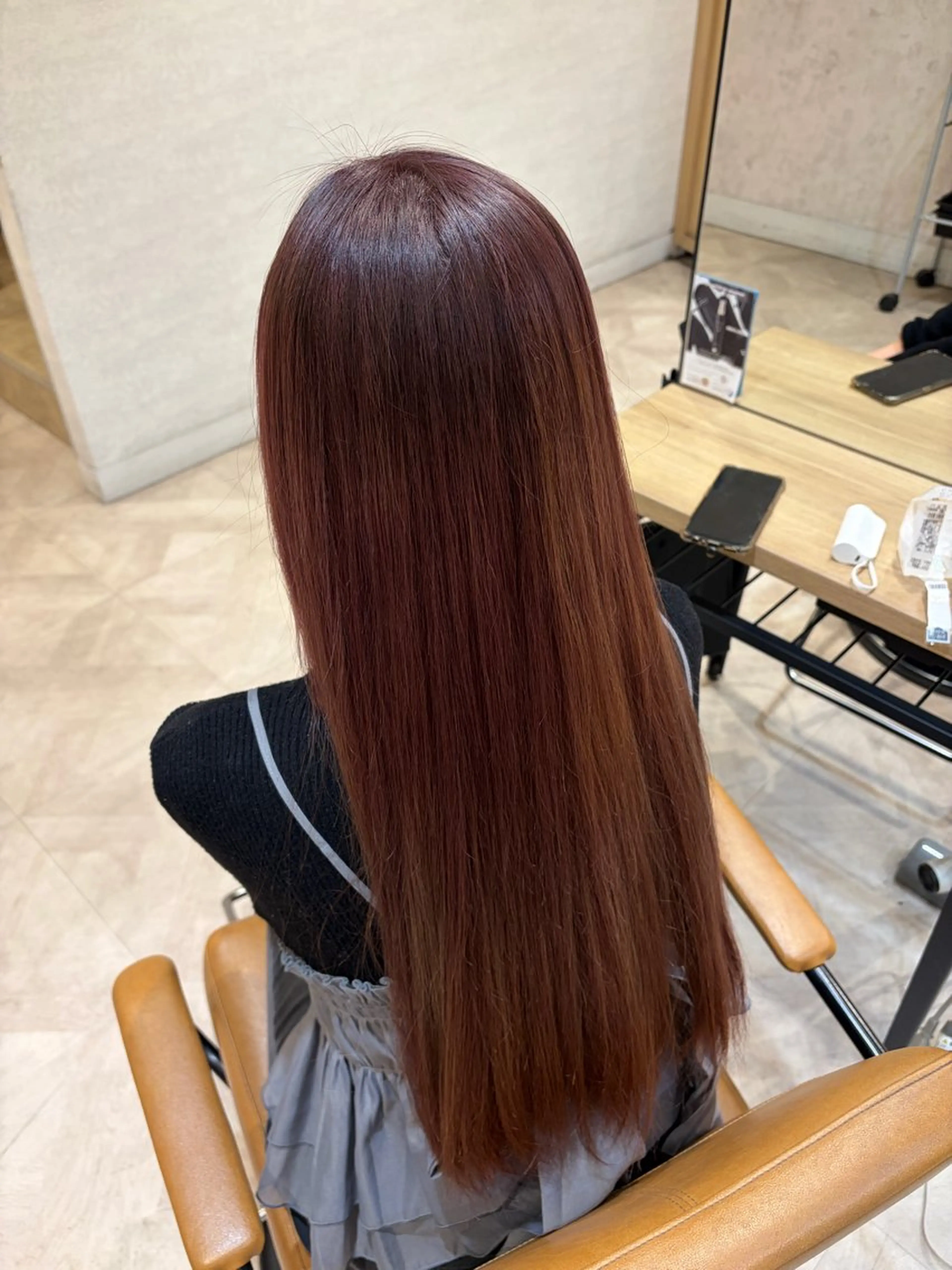 ロング ヘアカラー 小川 ルミナのヘアスタイル