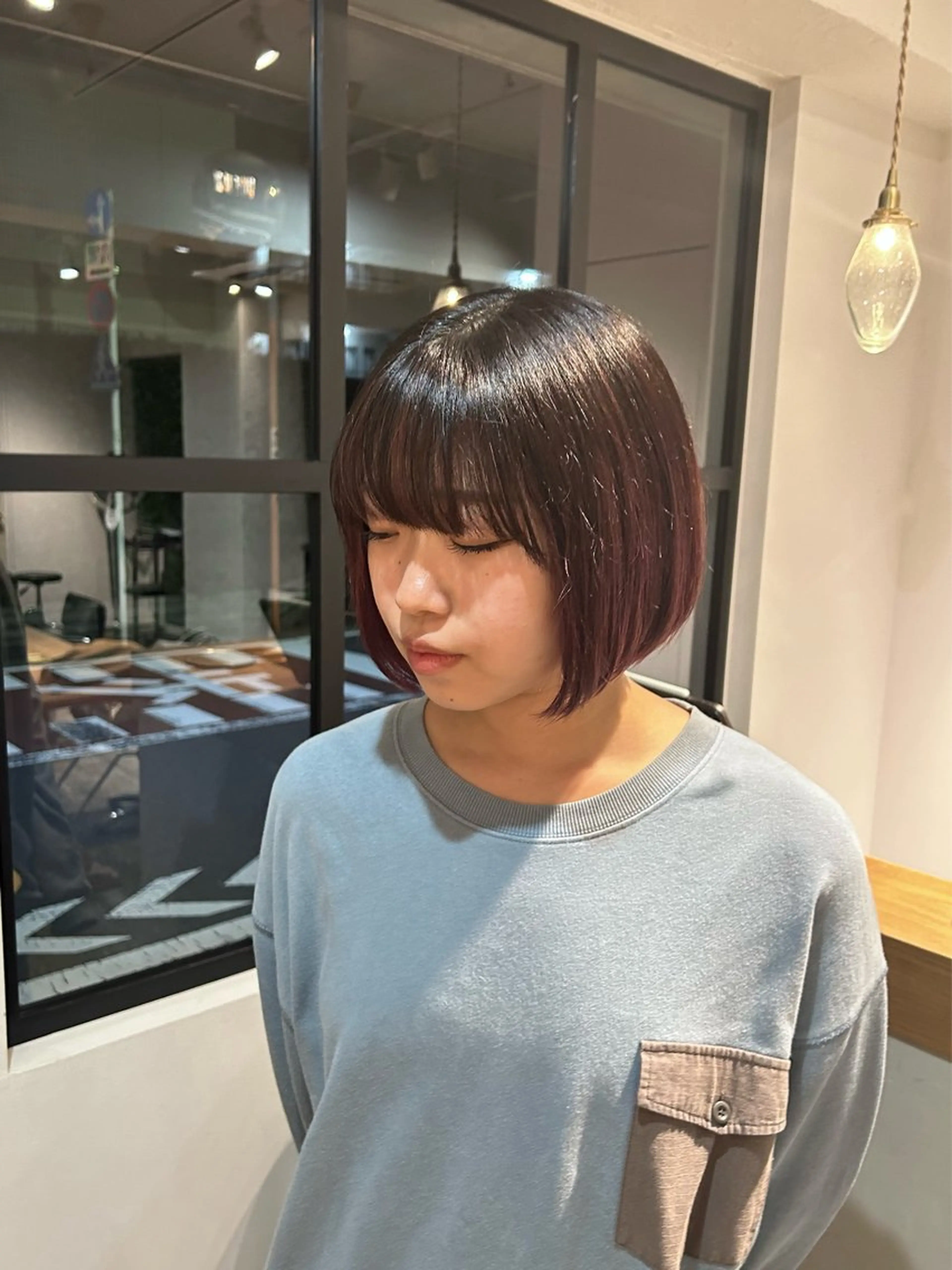 カラー ブリーチ ヘアカラー THE DAY所属・高木 花のヘアスタイル