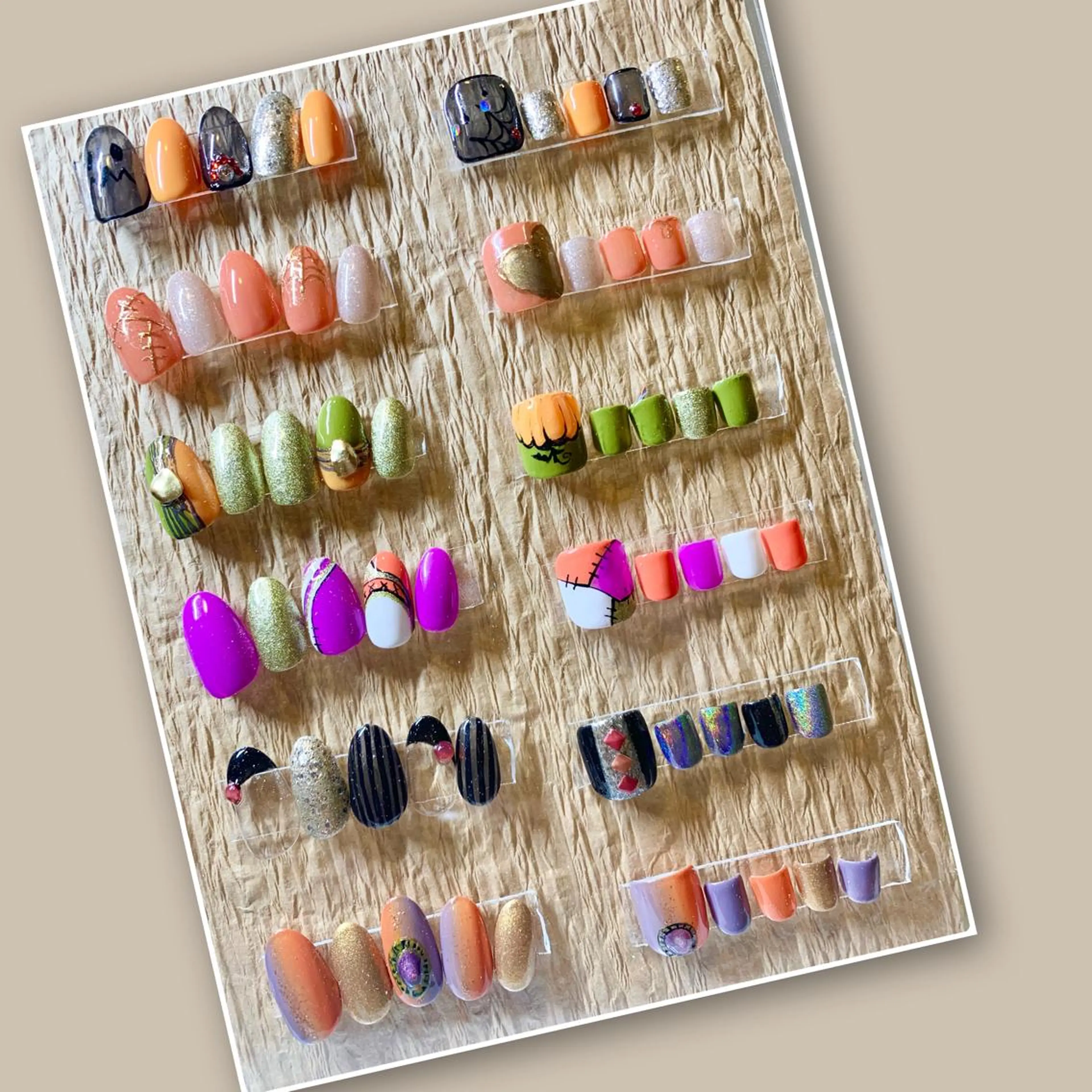 ネイル ハロウィン ネイルスタジオ コスタ•デルマールのネイルデザイン