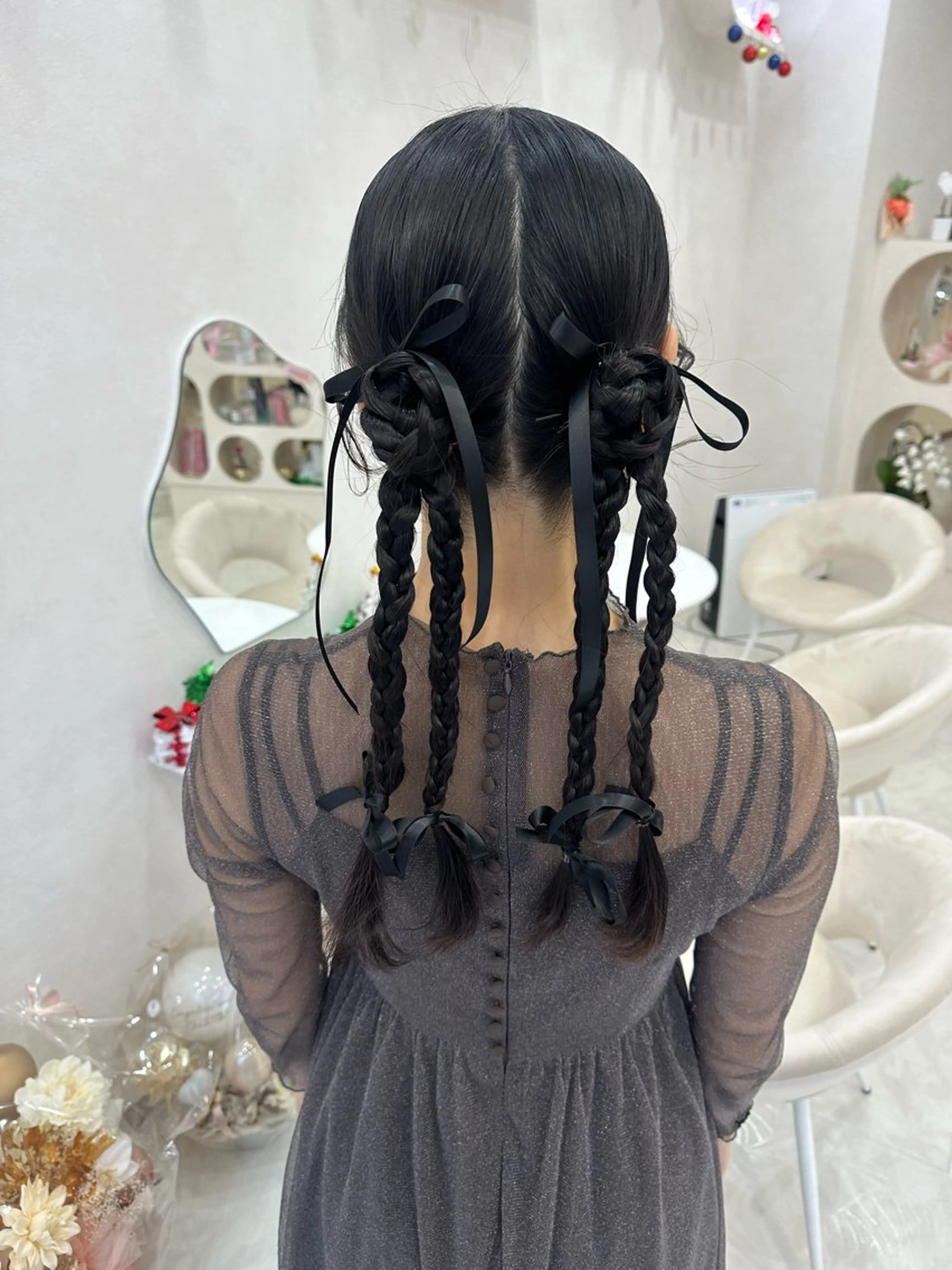 カラー ヘアアレンジ ヘアセット cherir髪質改善 パーソナルカラー診断のヘアスタイル