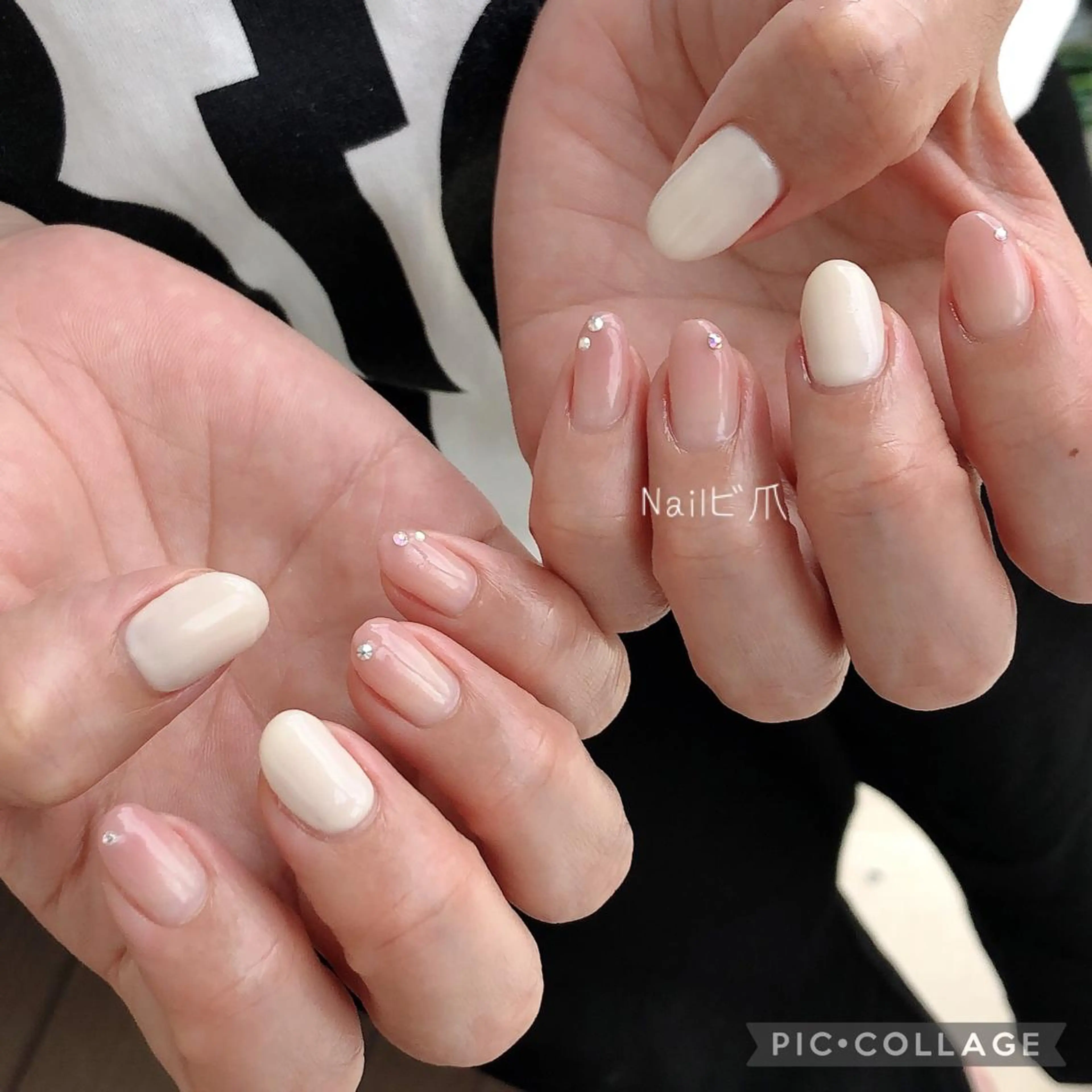 ネイル ストーンネイル Nail ビ爪のネイルデザイン
