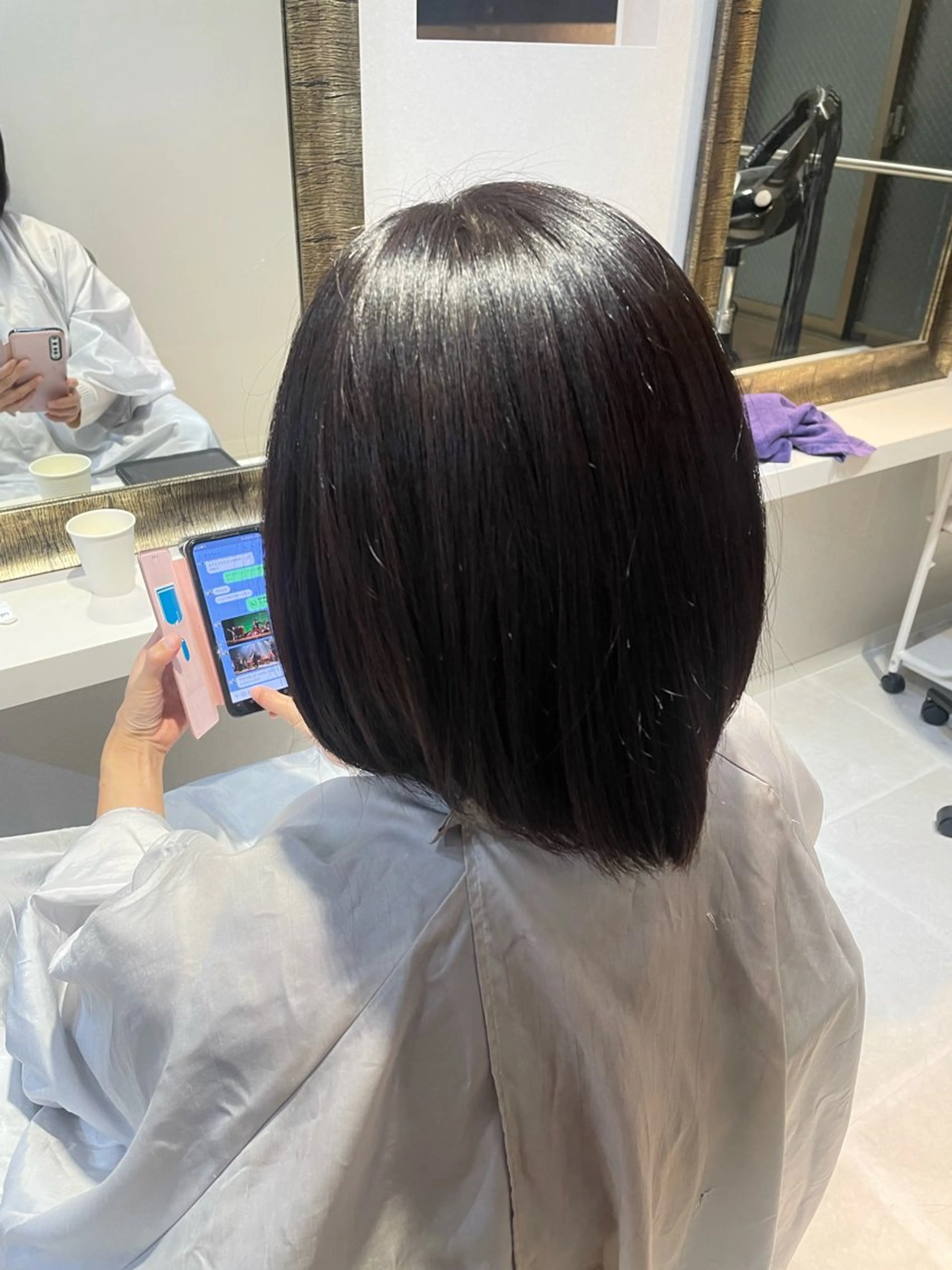 カラー ヘアカラー やさかわ ももかのヘアスタイル