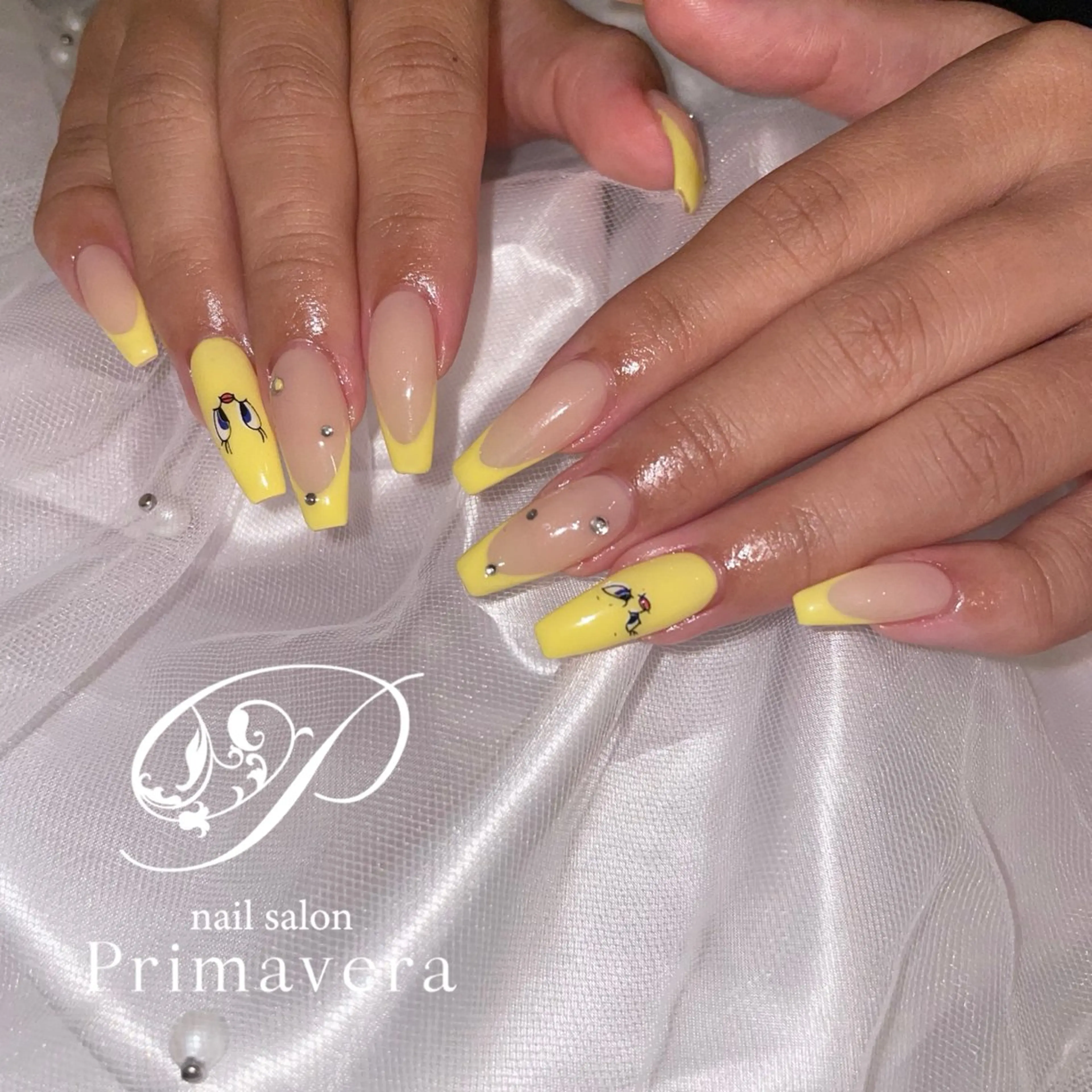 ネイル ハンドネイル Primavera 新横浜🤍美フォルムのネイルデザイン