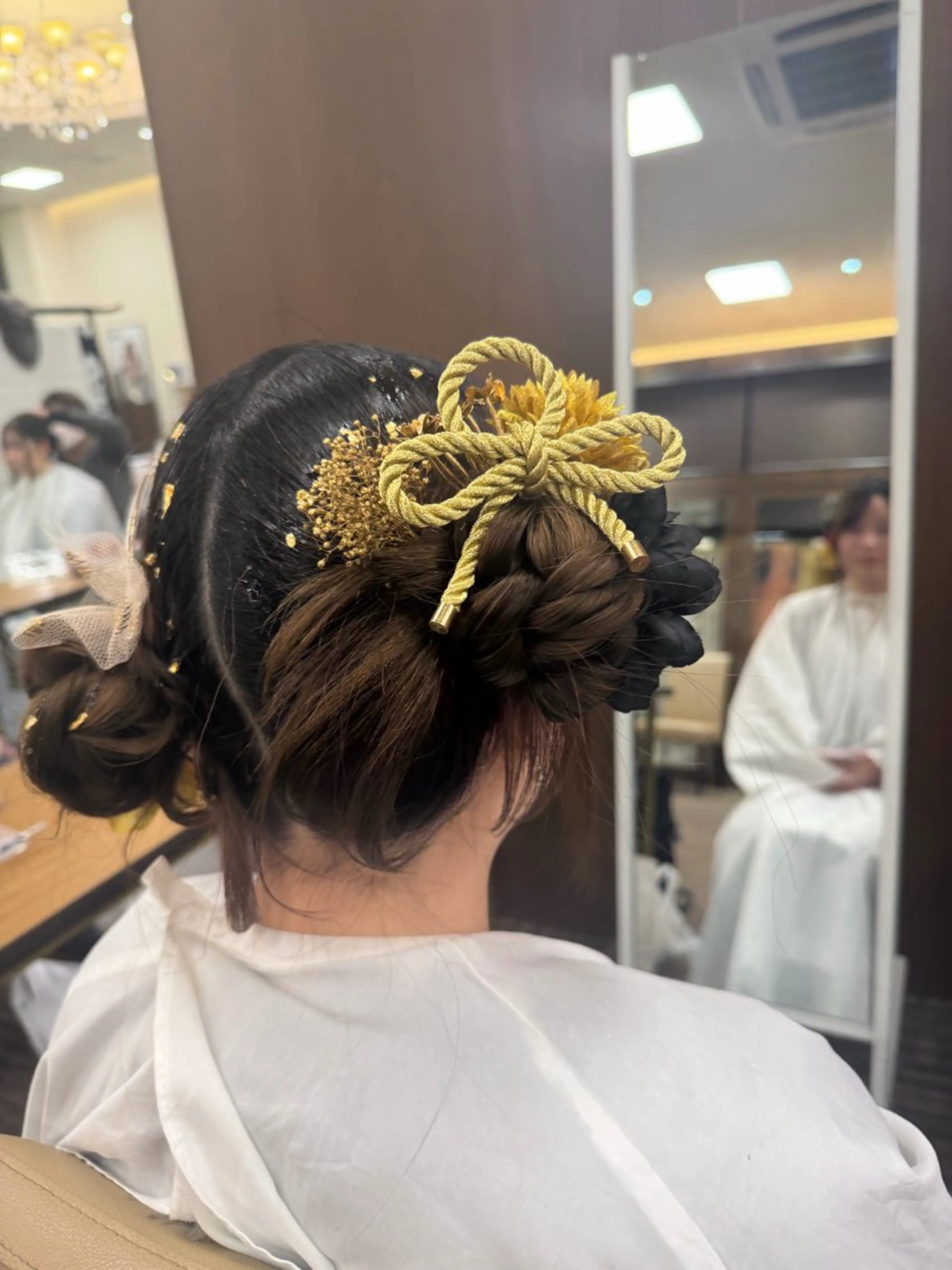 ロング ヘアセット 川本 葵のヘアスタイル