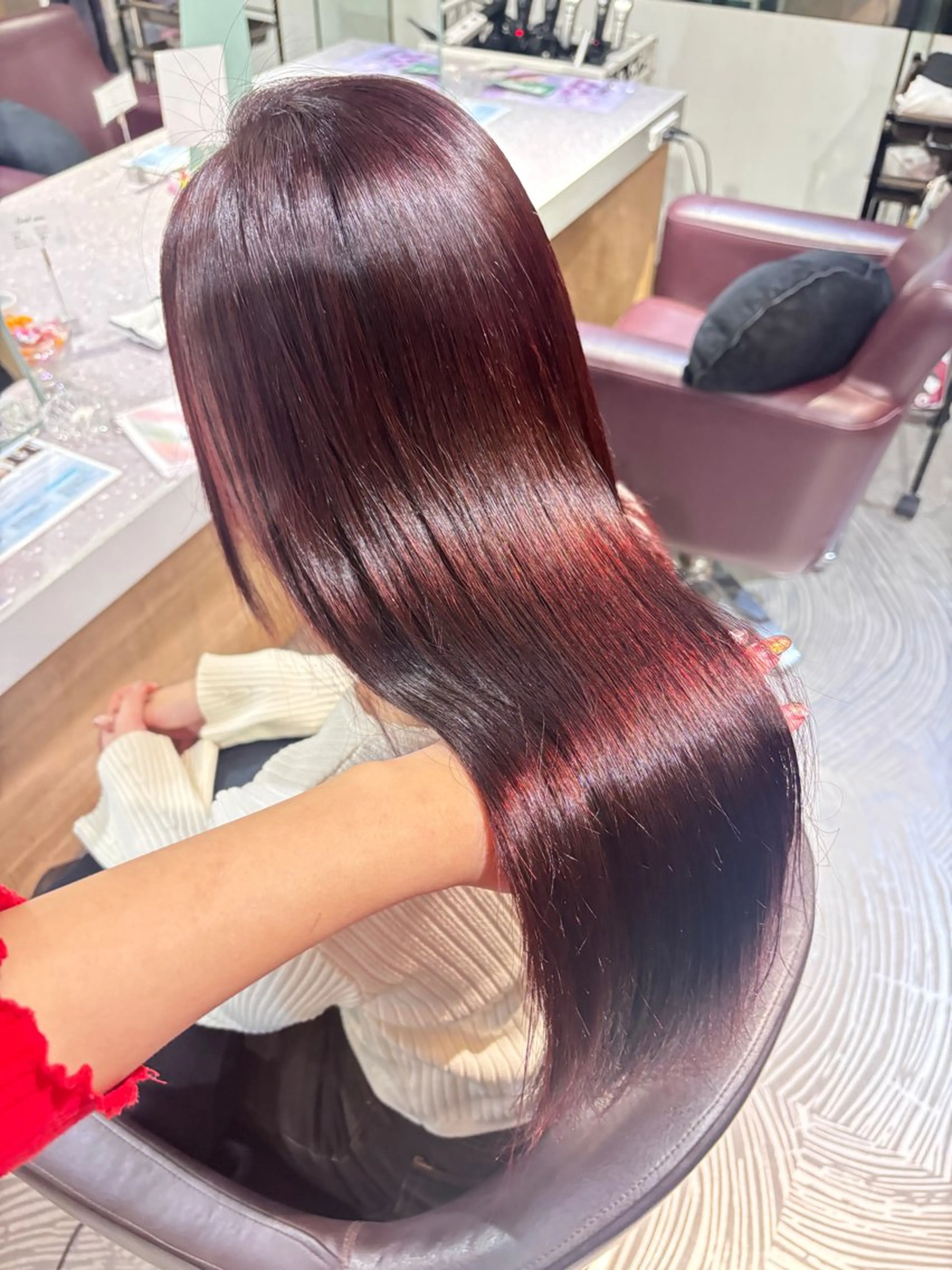 ロング ヘアカラー 透明感ｶﾗｰ🫧 Rico💗空き🈶のヘアスタイル