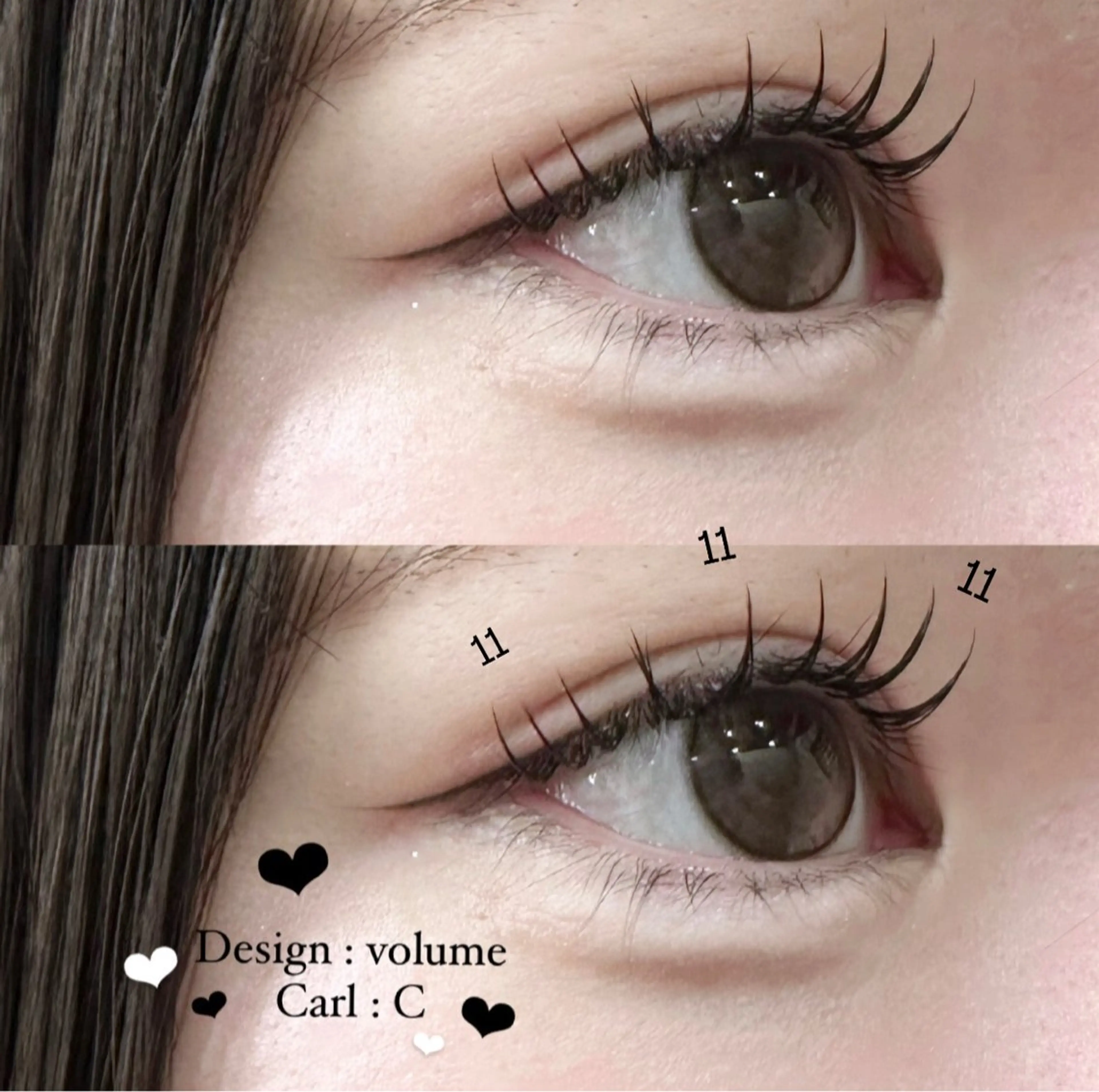 マツエク・マツパ フラットラッシュ マキア広島駅前店 中本のマツエク・マツパデザイン