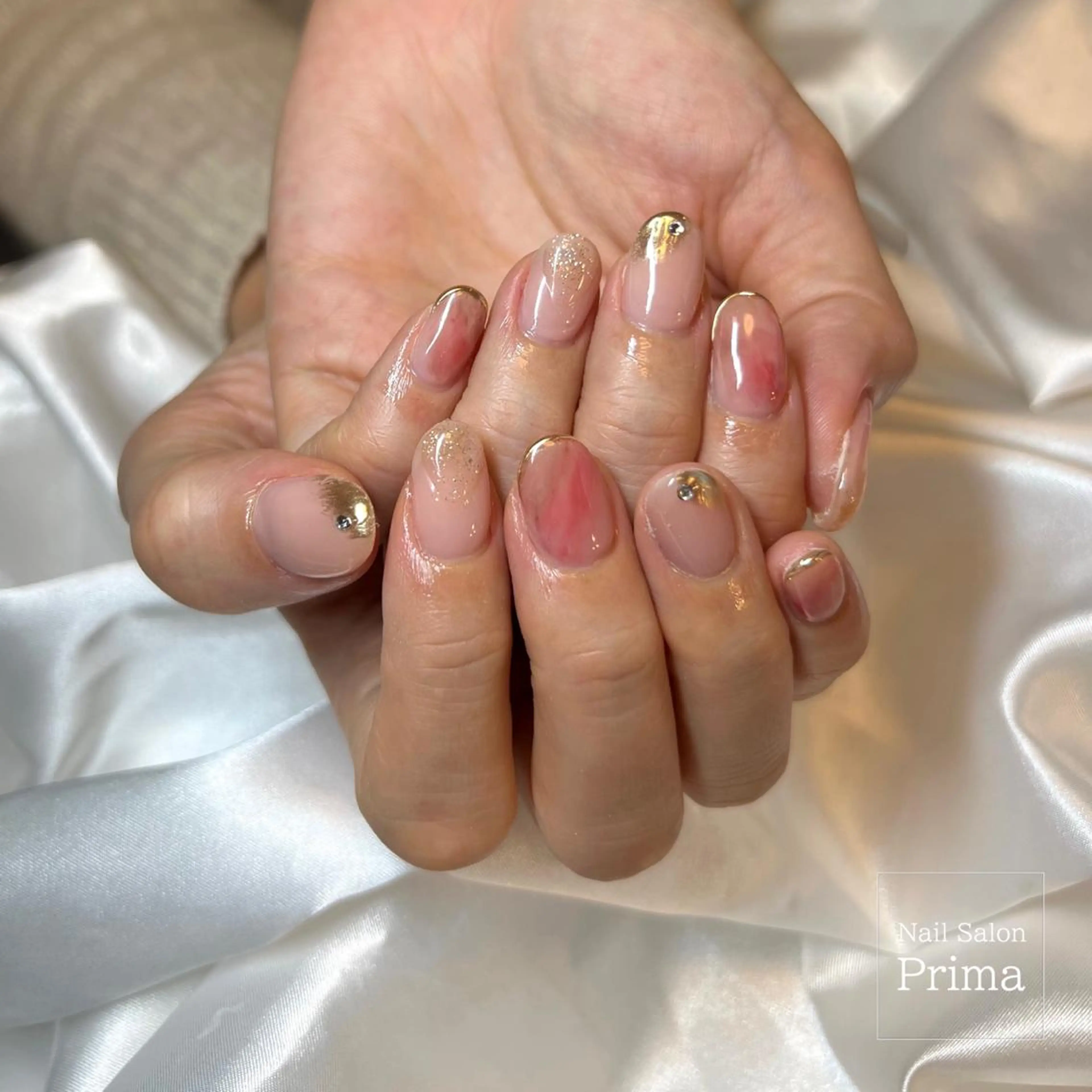 ミディアム ネイル SalonPrima Nail & Eyeのネイルデザイン