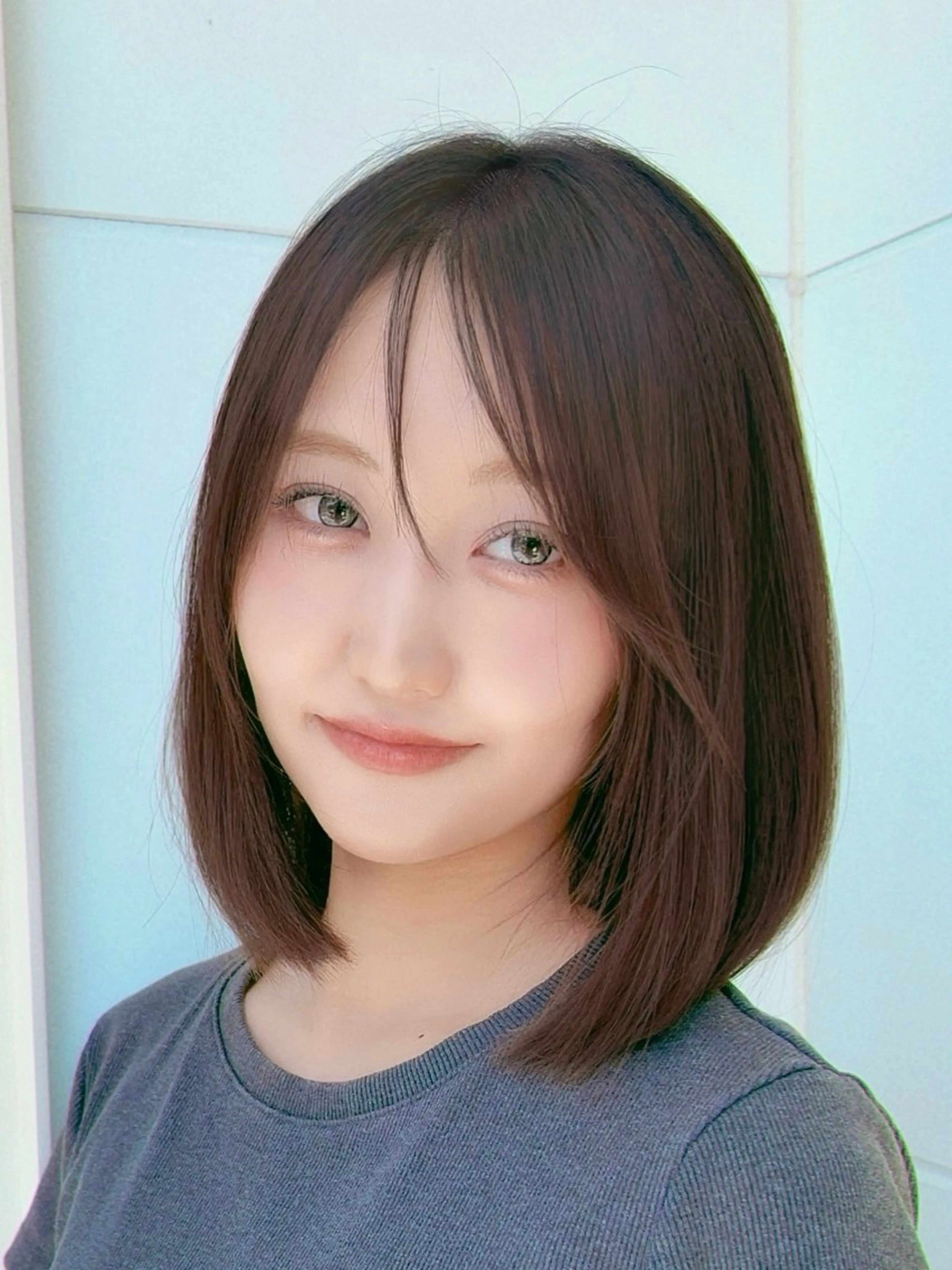 ミディアム MIZUKI🫧ྀི 韓国ヘアAFLOATのヘアスタイル