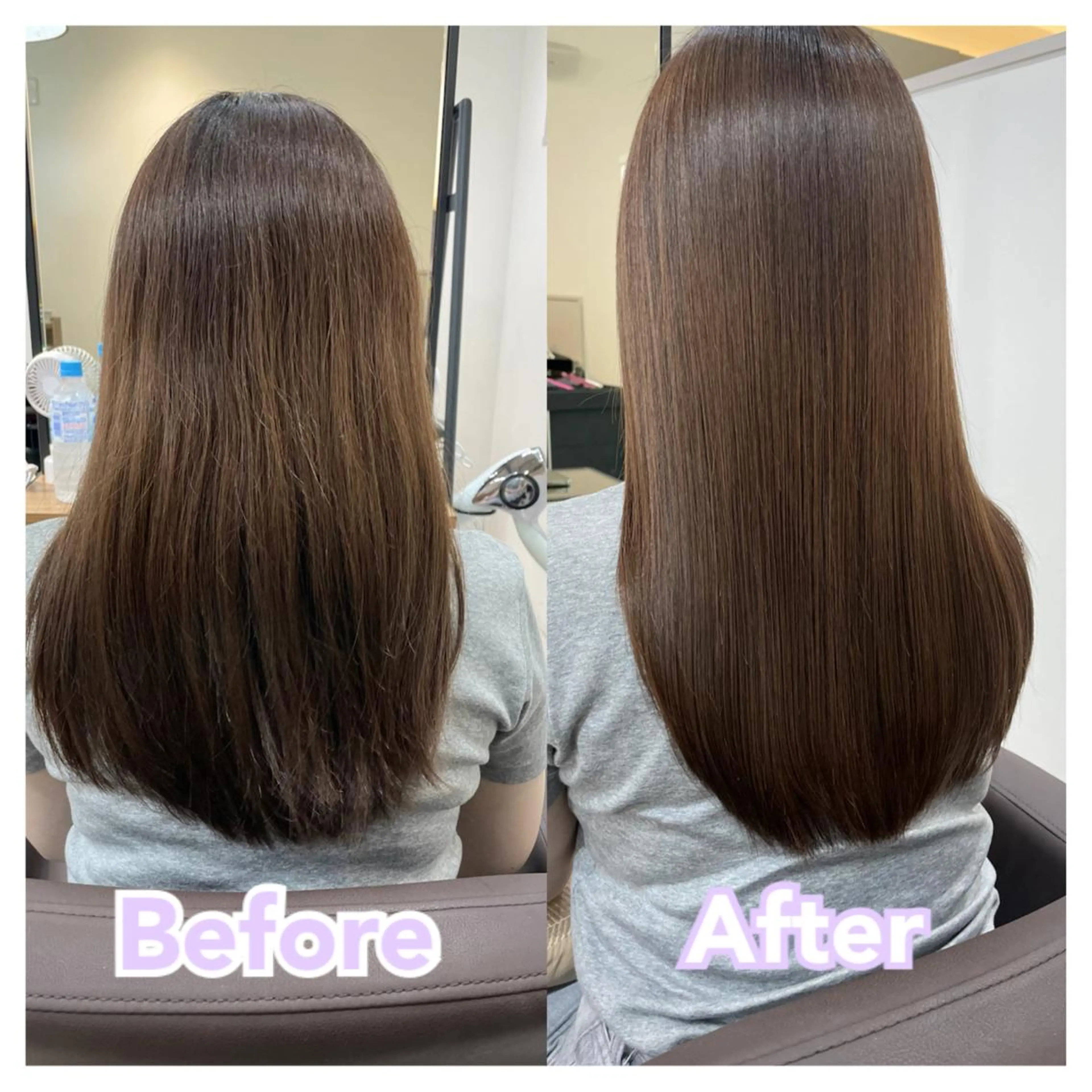 ロング カット 縮毛矯正 トリートメント 村山 茉衣のヘアスタイル