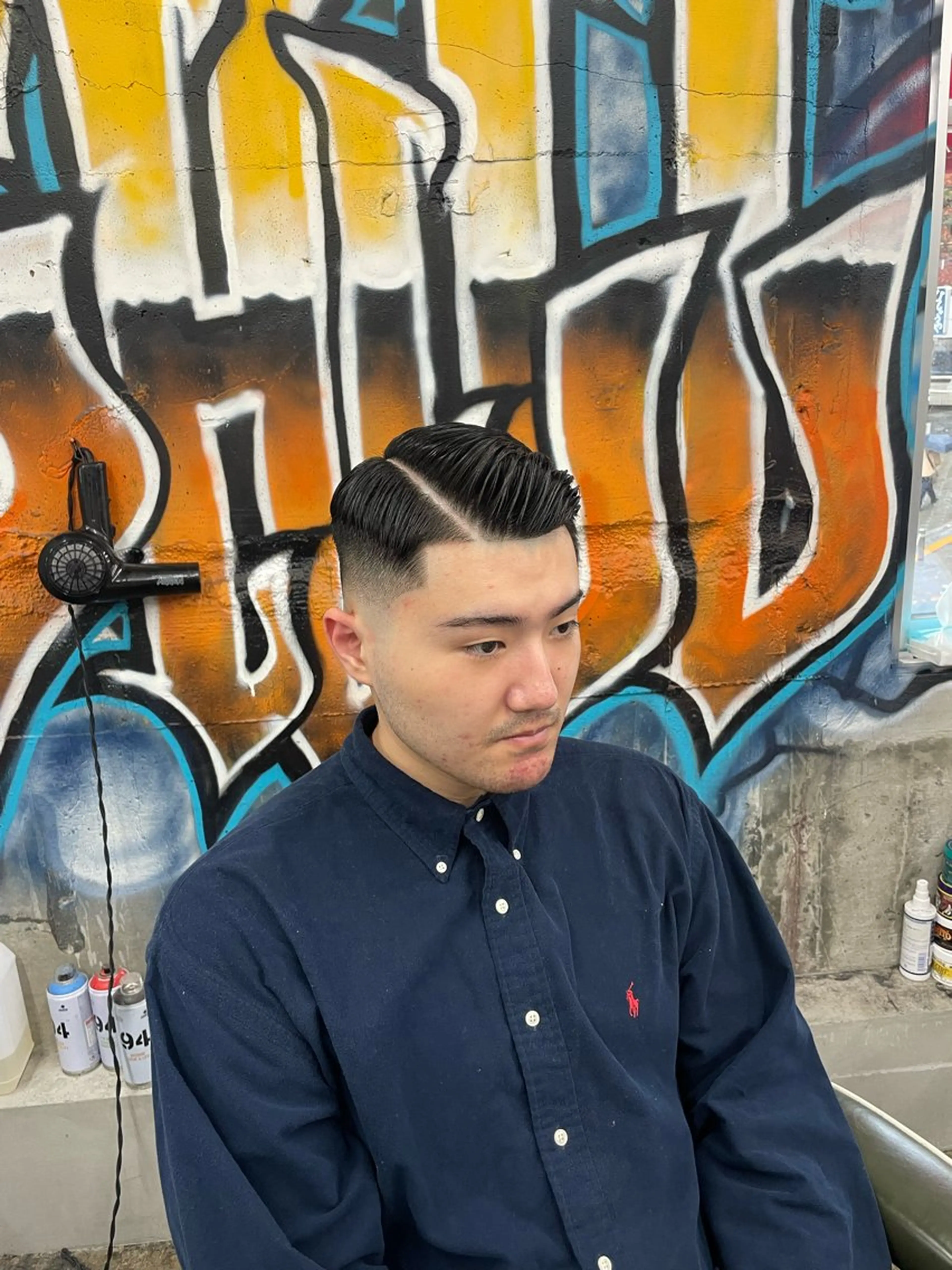 ショート CARWASH BARBER所属・森本 優太のヘアスタイル