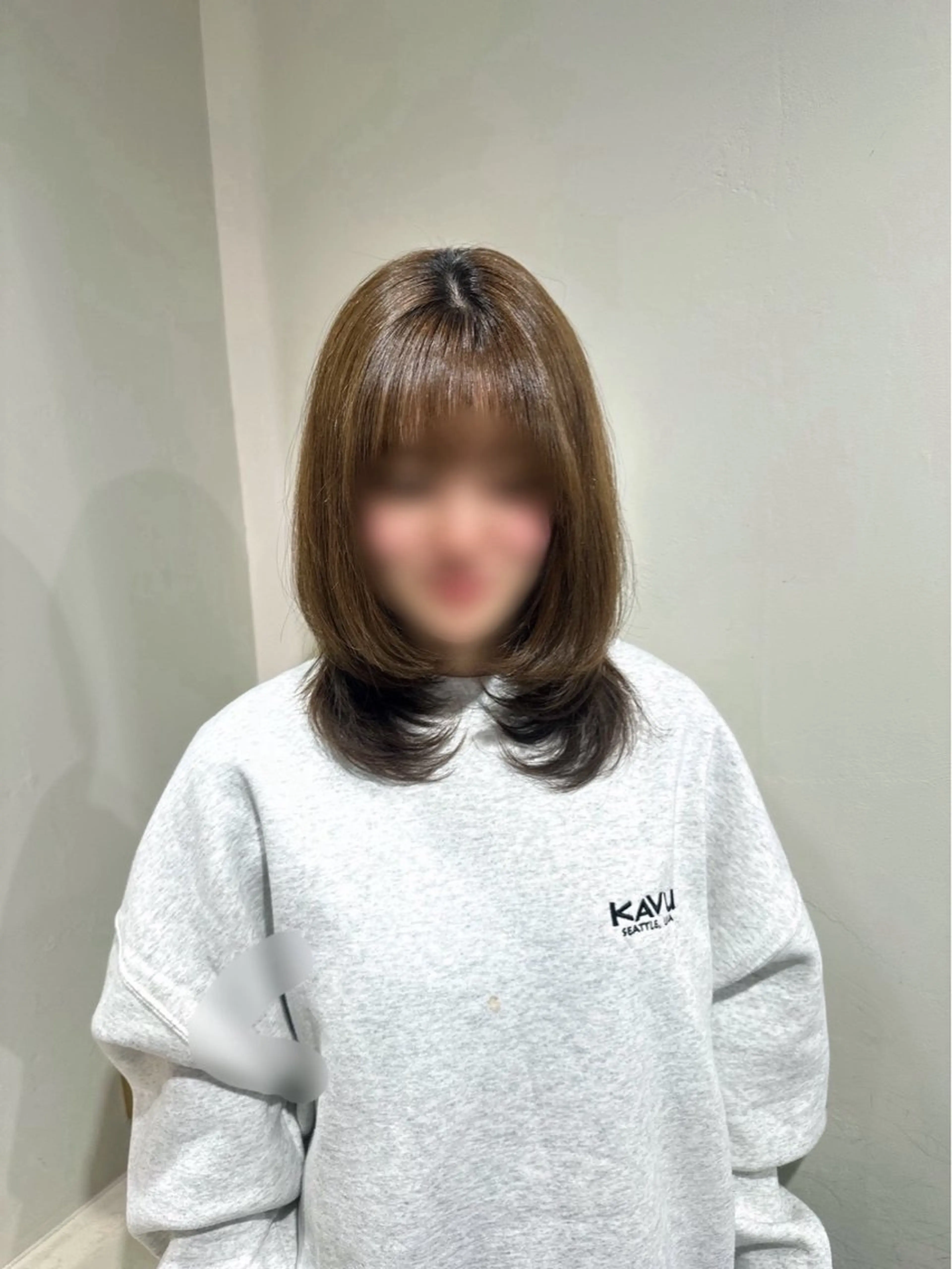 【顔型・顔タイプ診断付小顔カット】の写真