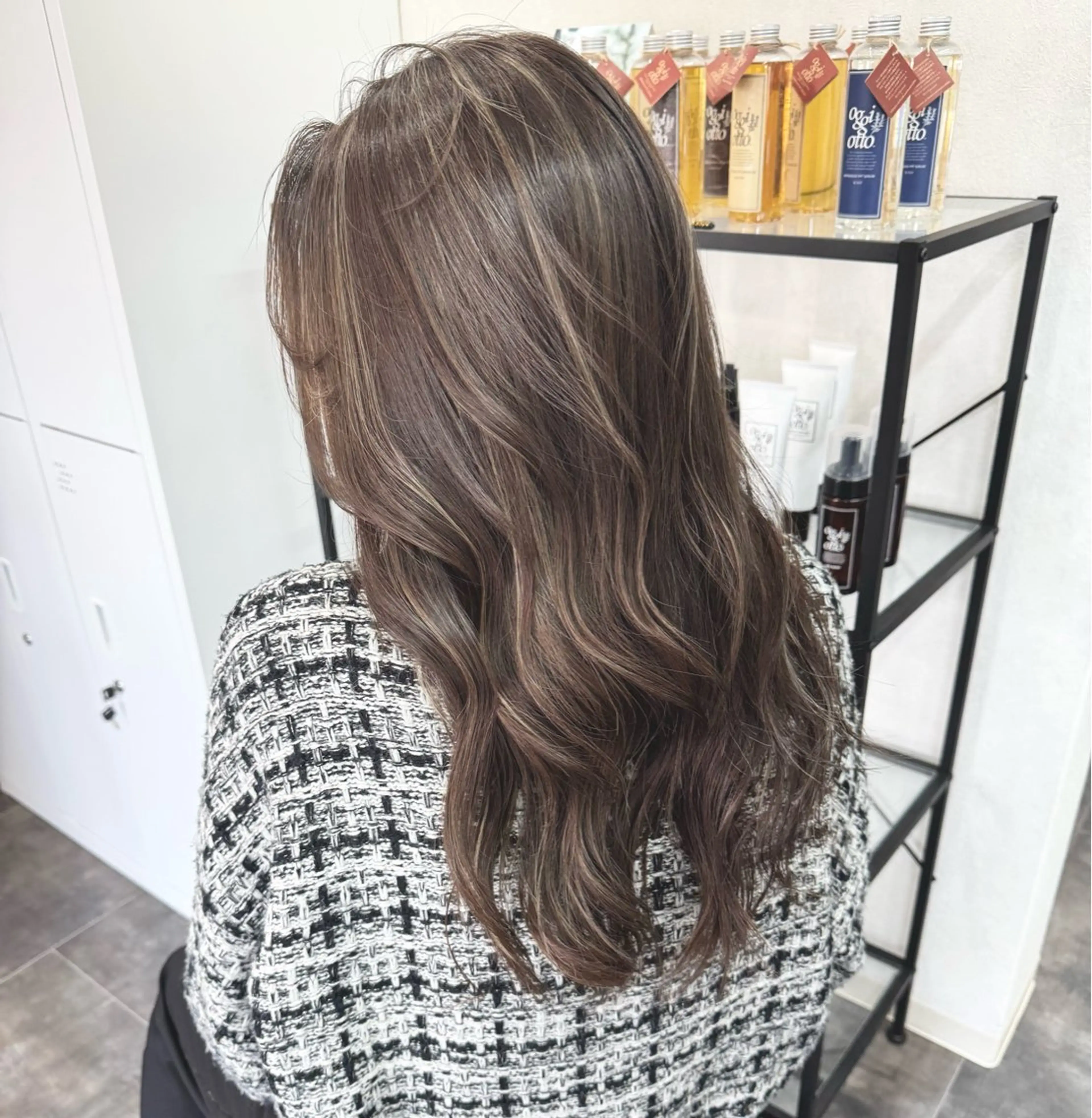 ロング カラー M IIのヘアスタイル