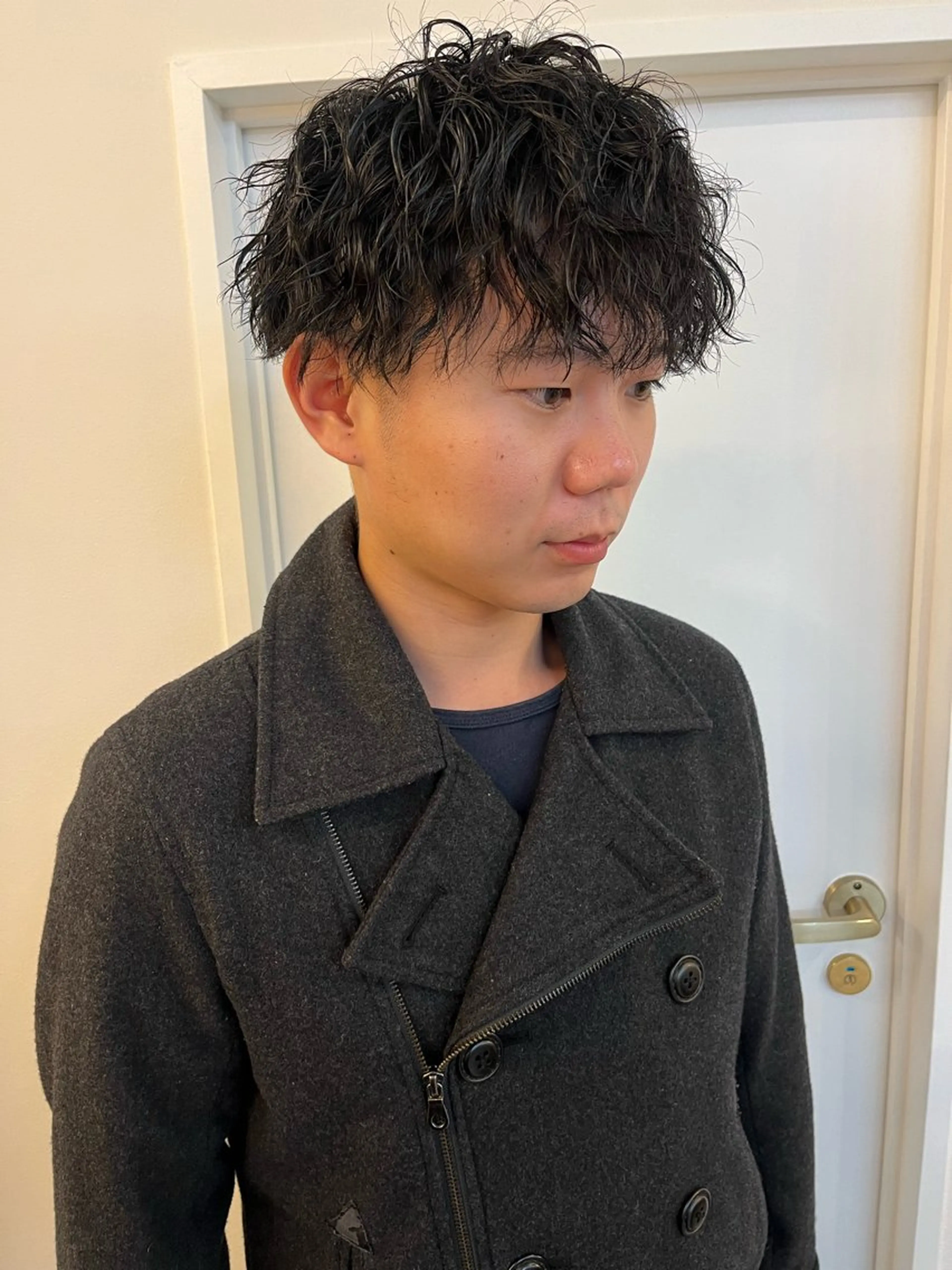 パーマ メンズ メンズパーマ ツイストスパイラルパーマ スパイラルパーマ レイヤーカット/韓国 ヘア/ honokaのヘアスタイル