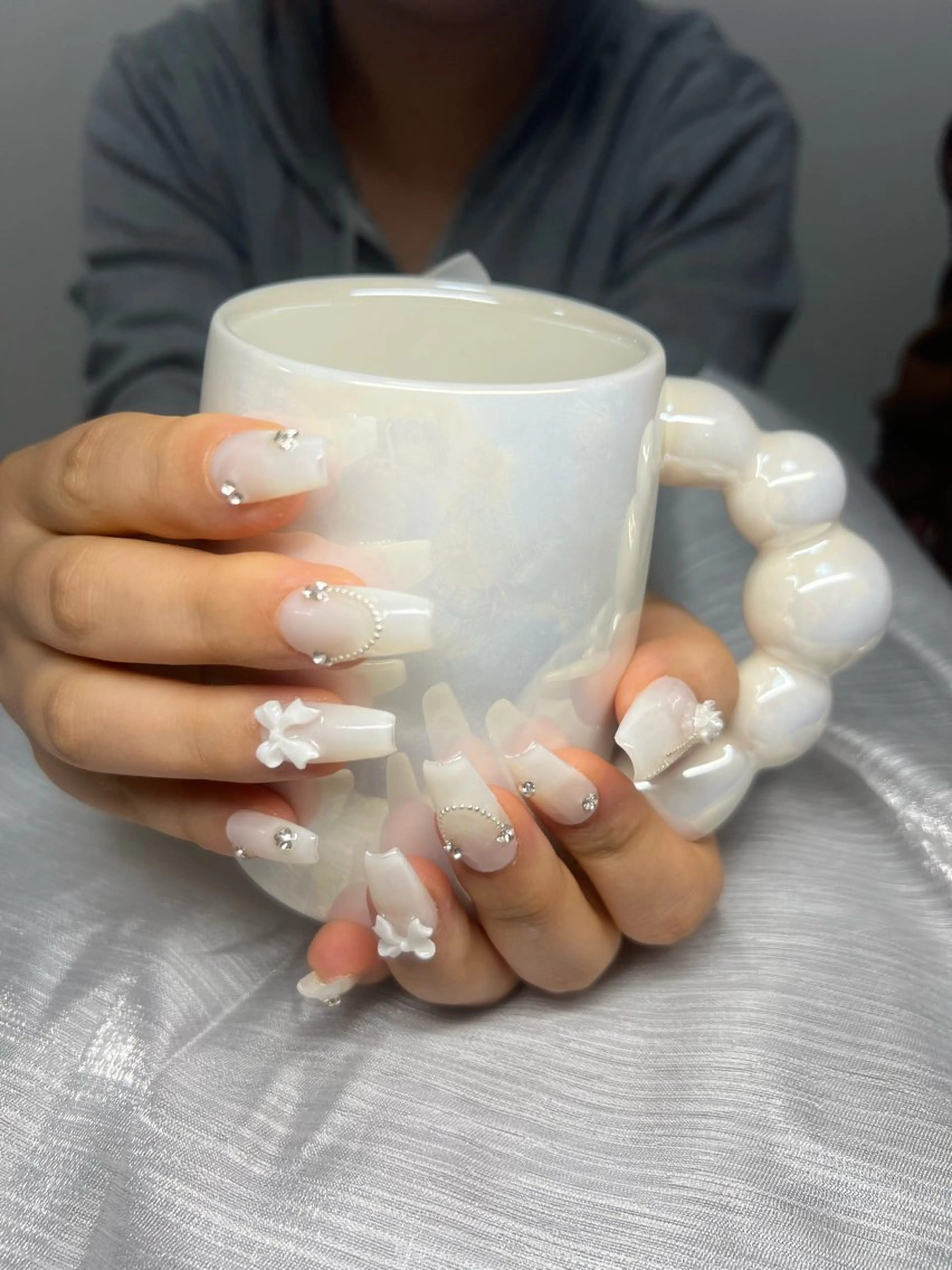 ネイル 長さ出し ハロウィン マグネットネイル ミラーネイル ネイルチップ Lee Nails チップ長さだし専門店のネイルデザイン