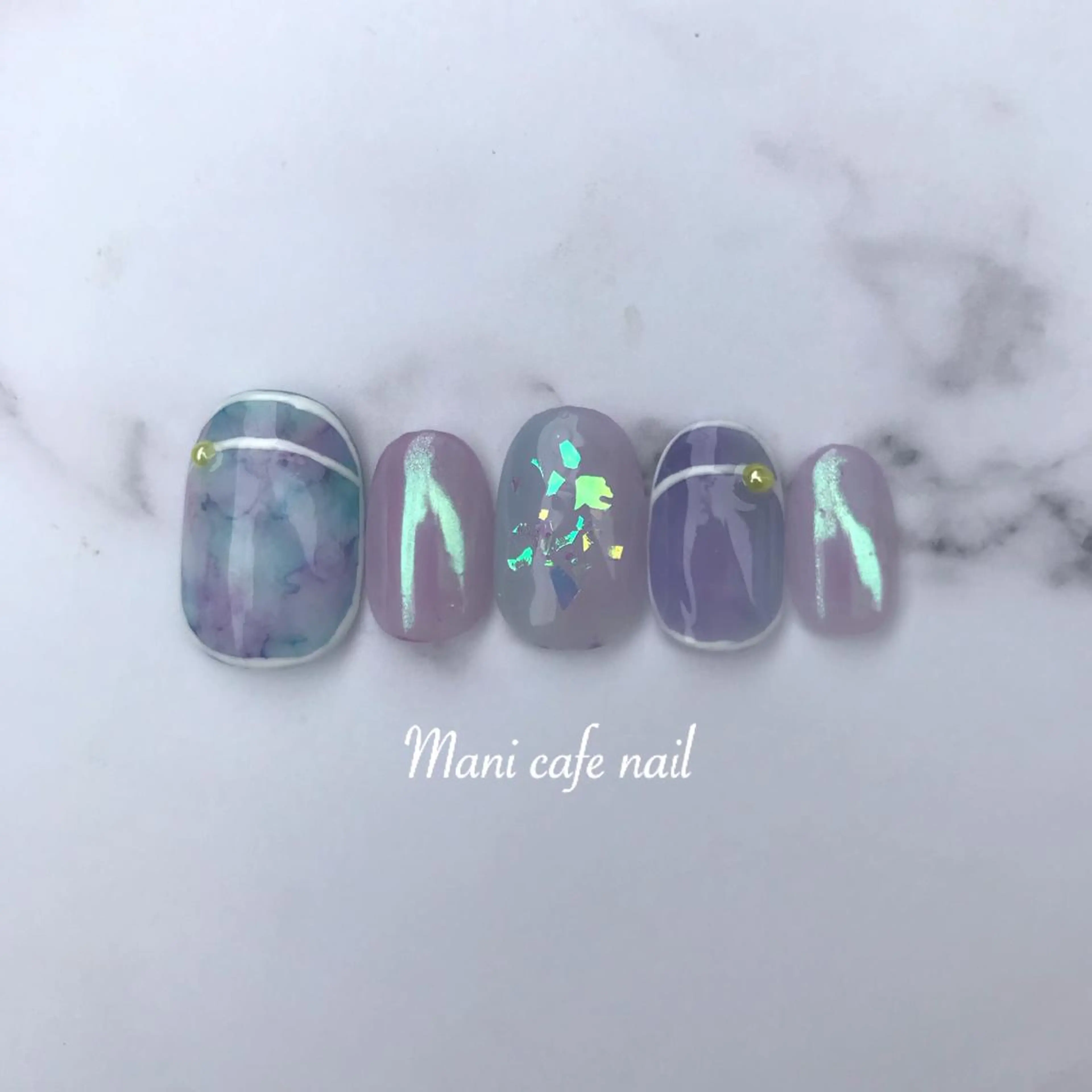 ネイル ハンドネイル Mani cafe nailのネイルデザイン