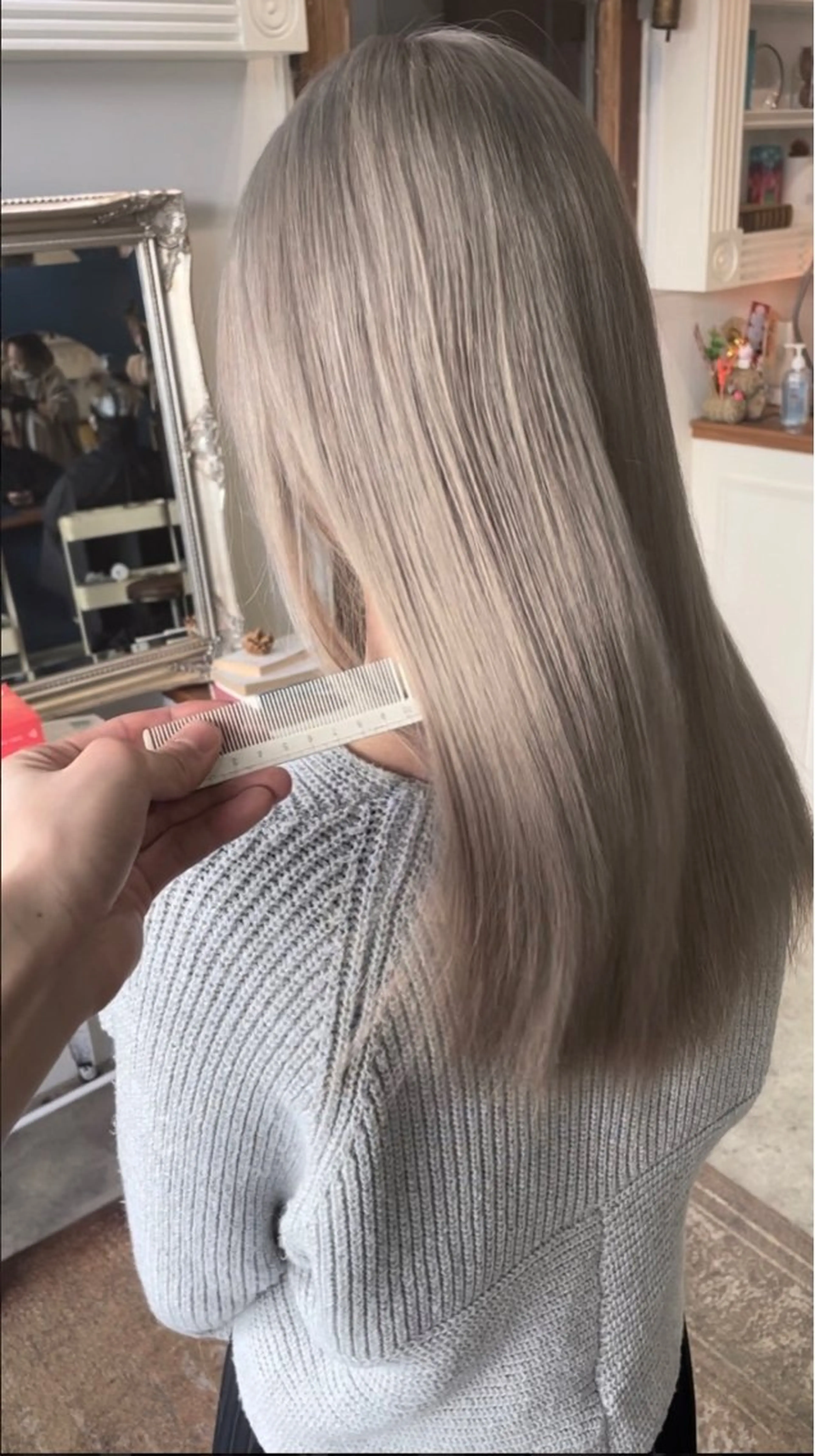 セミロング カラー ヘアアレンジ ヘアカラー トリートメント ヘアセット 🌸カトウ ケイゴ🌸のヘアスタイル