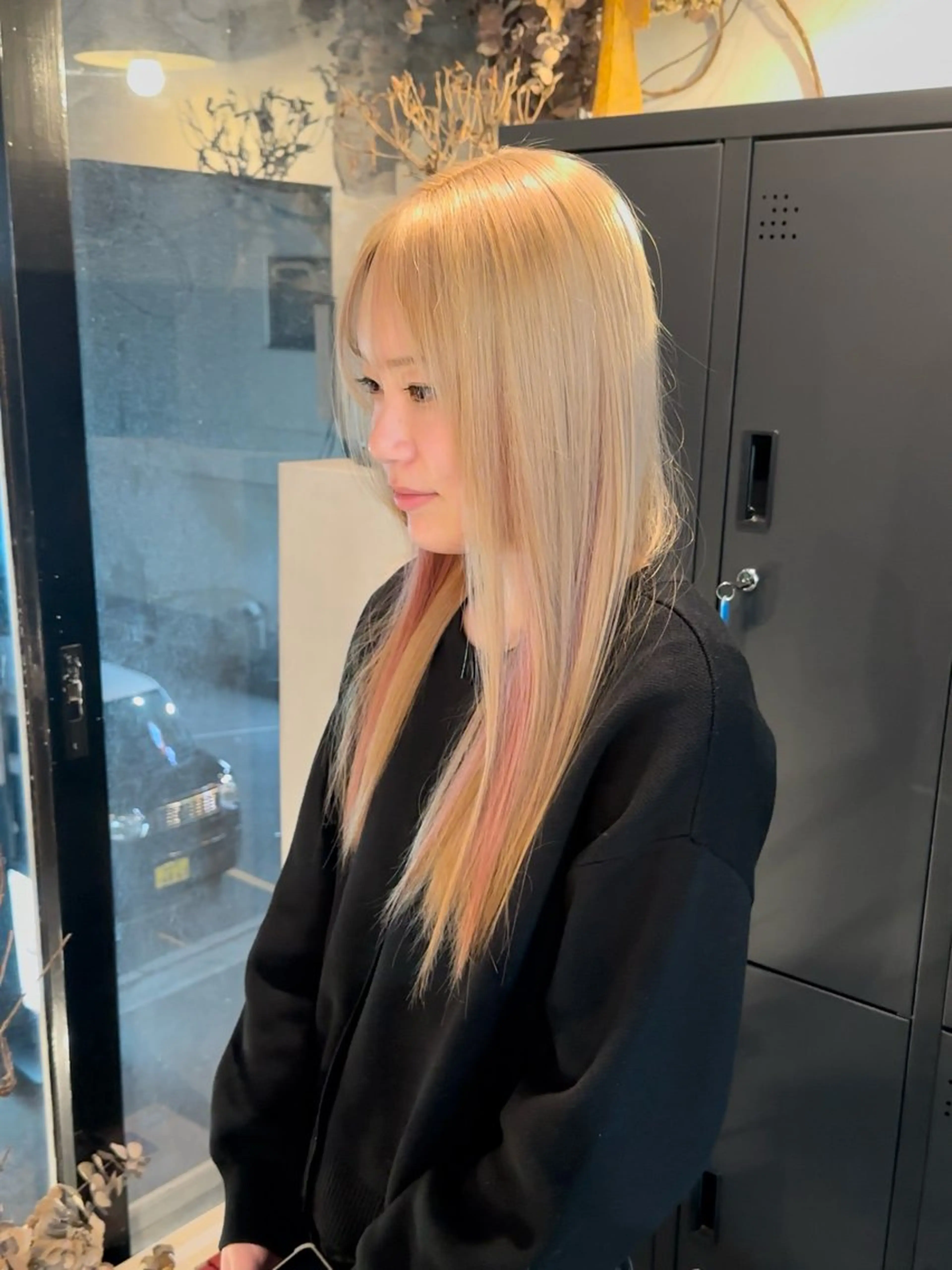 セミロング カット ヘアカラー トリートメント _WHITE並木店 喜多村天斗のヘアスタイル