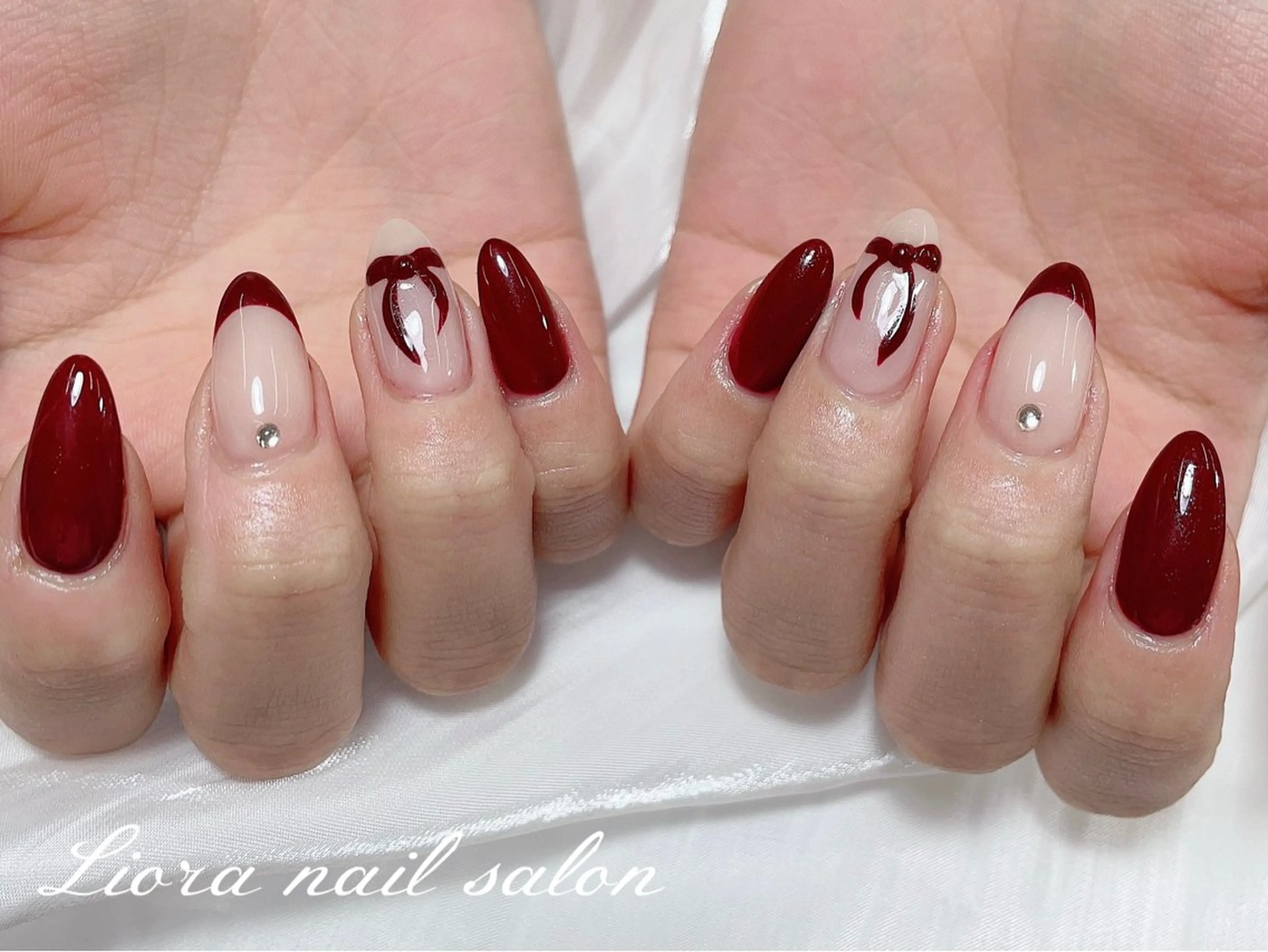 ネイル チークネイル フットネイル フレンチネイル ジェルネイル ガーリー ハンドネイル Liora nail スカルプ専門店のネイルデザイン