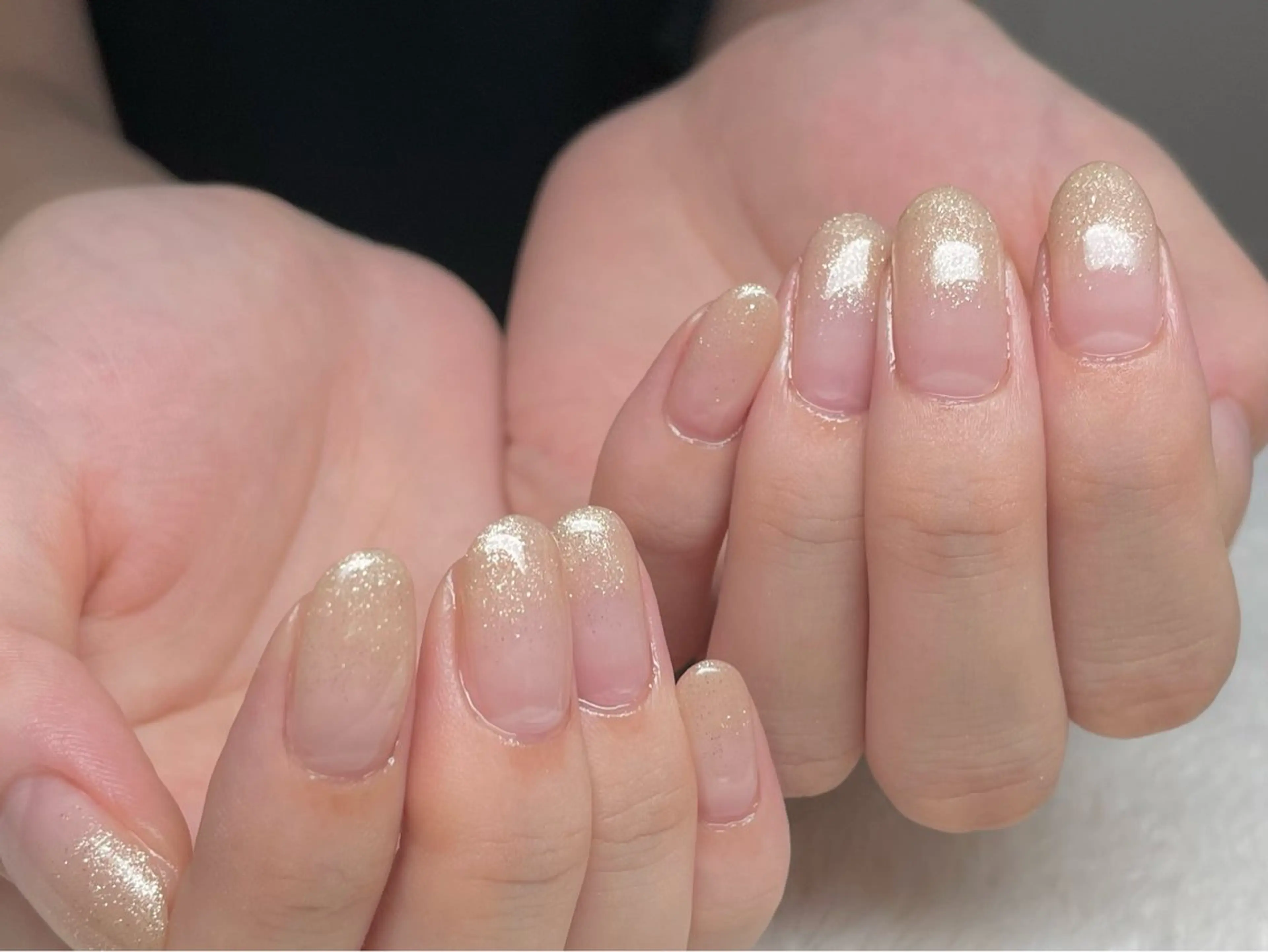 ネイル グラデーション ラメ(グリッター) ラメグラデーション riri nail所属・riri-nail Rie Endoのネイルデザイン