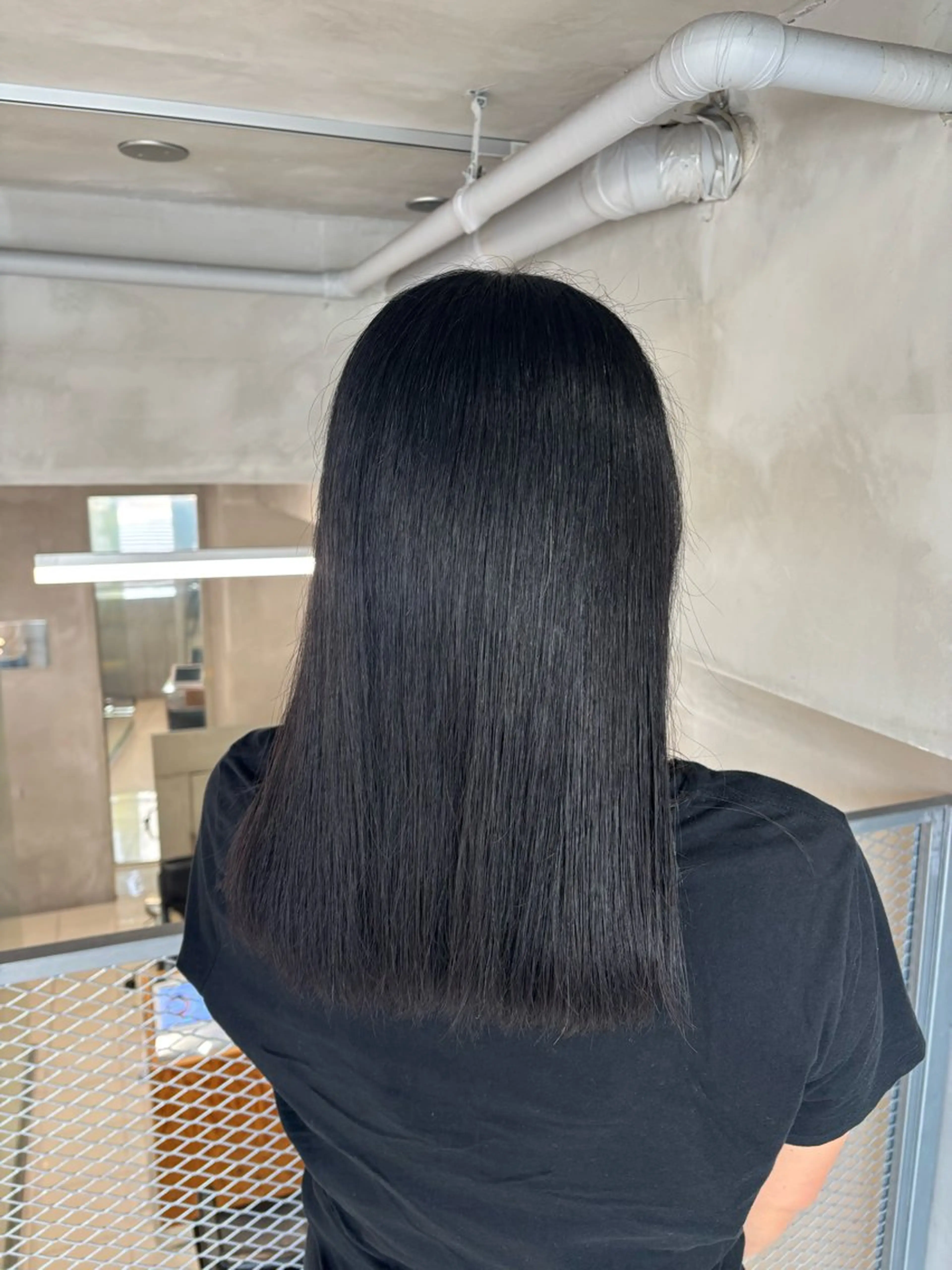 セミロング トリートメント 透明感モテ髪🩷 ヒナノのヘアスタイル