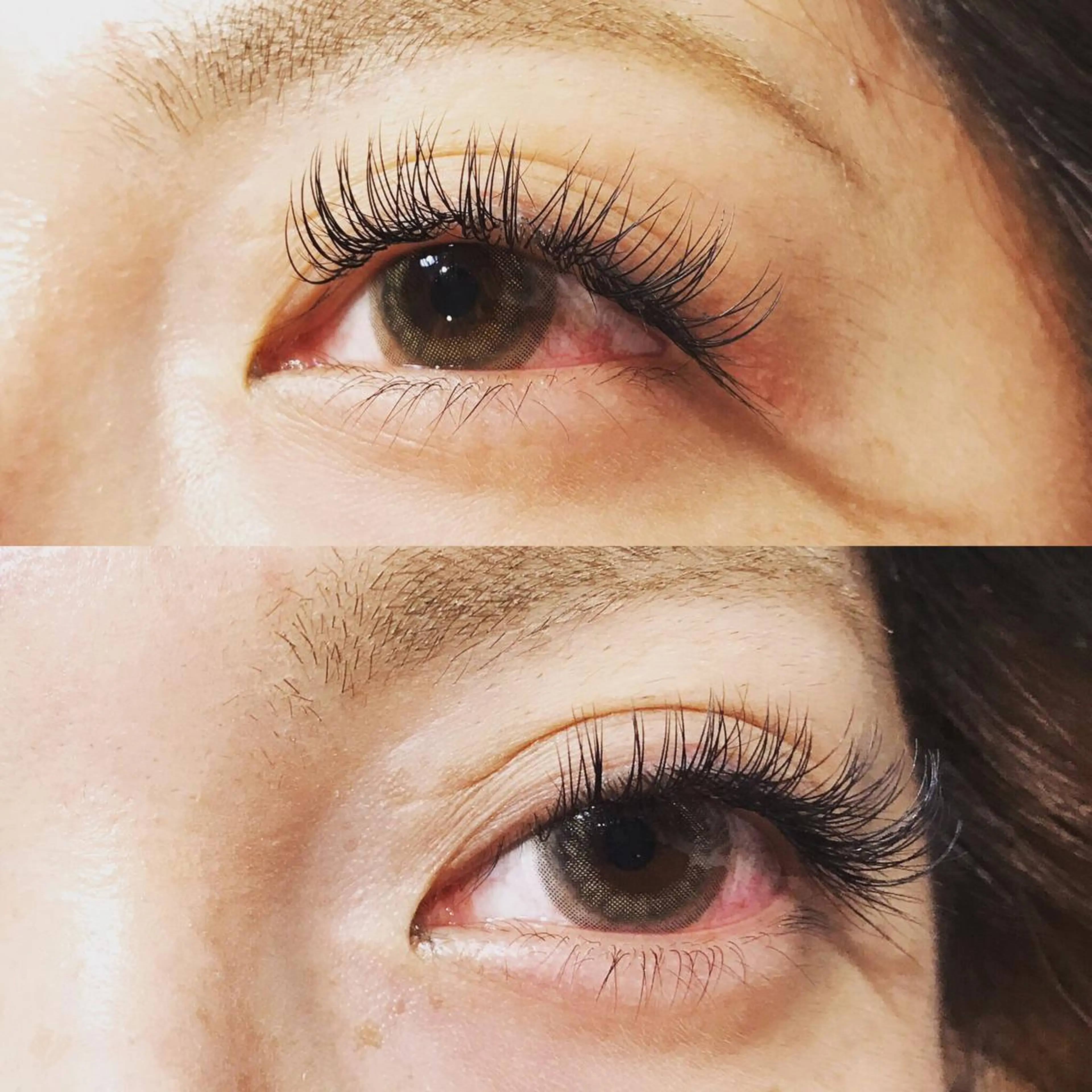 マツエク・マツパ Dカール 目尻長め にっくに ちひろの眉毛・アイブロウイメージ